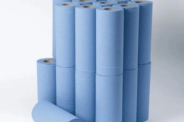 2 Ply Recycled Blue 10" Hygiene Rolls 50m x 18 Rolls      36 cases