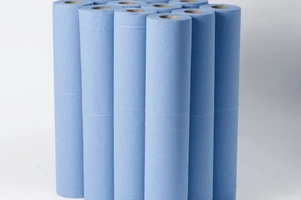 2 Ply Recycled Blue 20" Hygiene Rolls 50m x 9 Rolls      36 cases