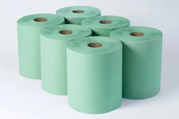 2 Ply Recycled Green Dairy / Agricultural Rolls 140m x 6 Rolls     54 cases