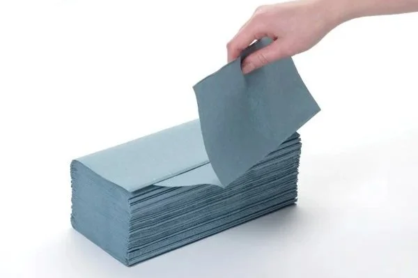 1 Ply Recycled Blue V-Fold Hand Towels x 5010    72 cases