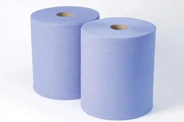 2 Ply Recycled Blue  Floorstand Rolls 360m x 28cm x 2 Rolls       56 cases