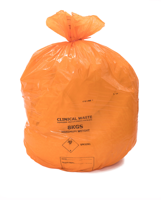 90 litre Orange Refuse Sacks x 200  15kg  Heavy Duty  108 cases
