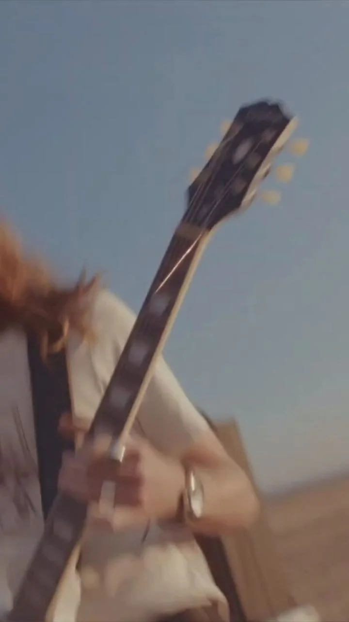 Behind the scenes of the Torus music video on a beach in Kent