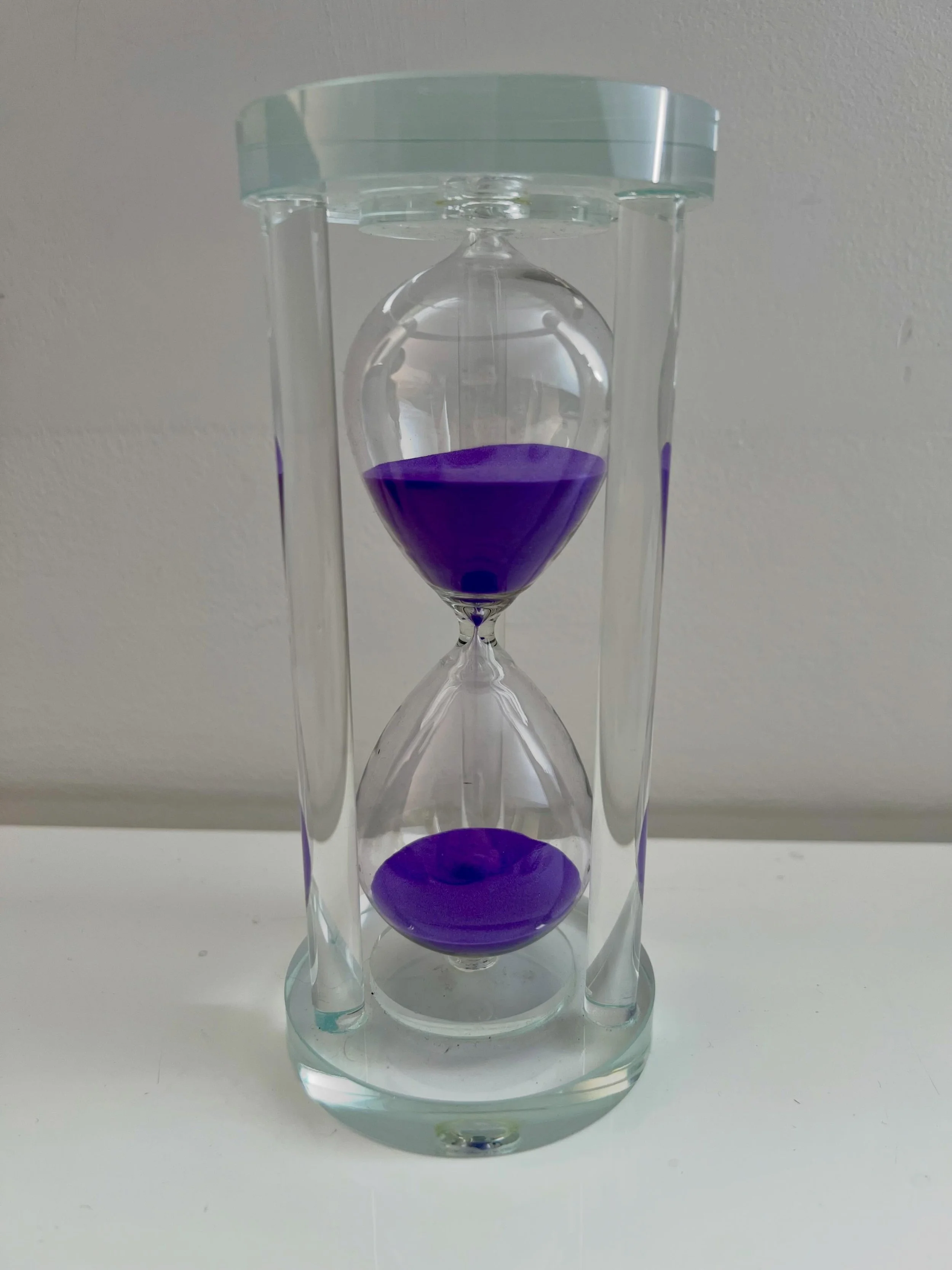My executive function skills can go from &lsquo;just about coping&rsquo; to zero in the space of one day, so I have many gadgets to help me stay focused, as well as stopping a hyper focus spiral when it hits. I have several colourful sand timers like