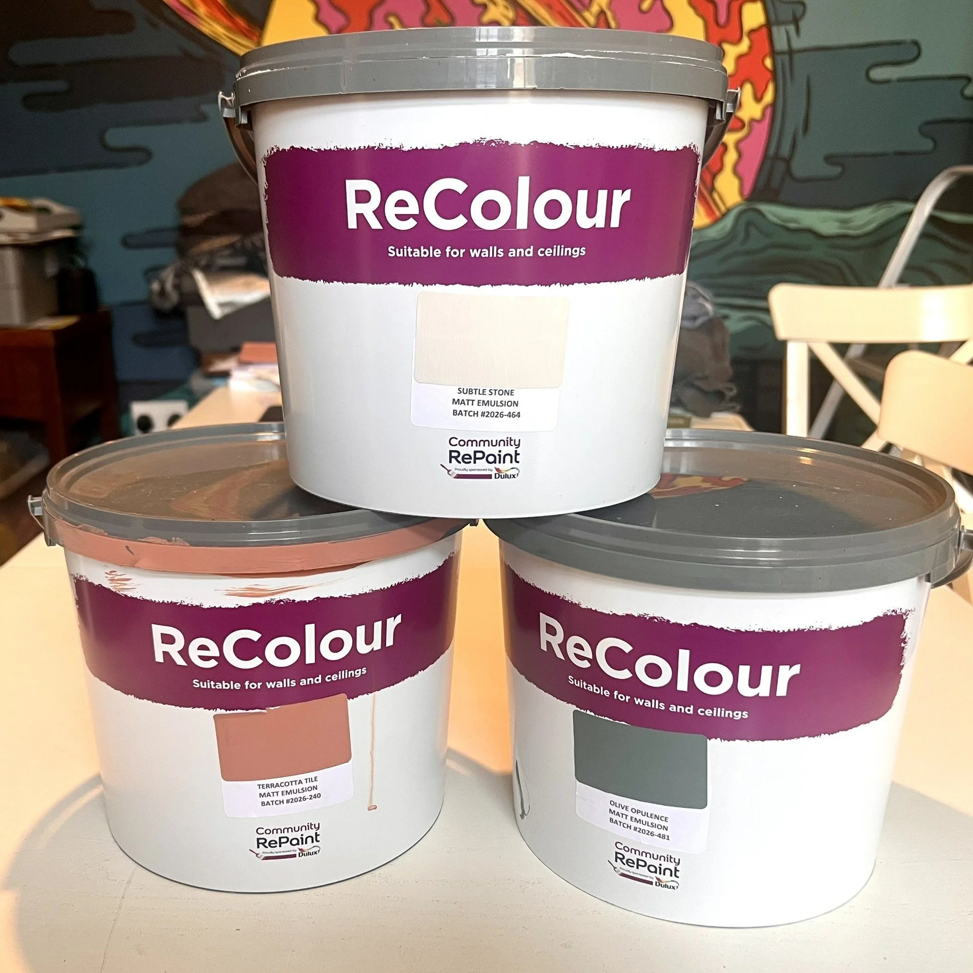 If you love the colours I've used in my new counselling room, you can find the paint at Reciprocity @recipro down by the docks 🥰. Their fab ReColour paint stops unused paint going to landfill, and they have the greatest range of colours you can imag
