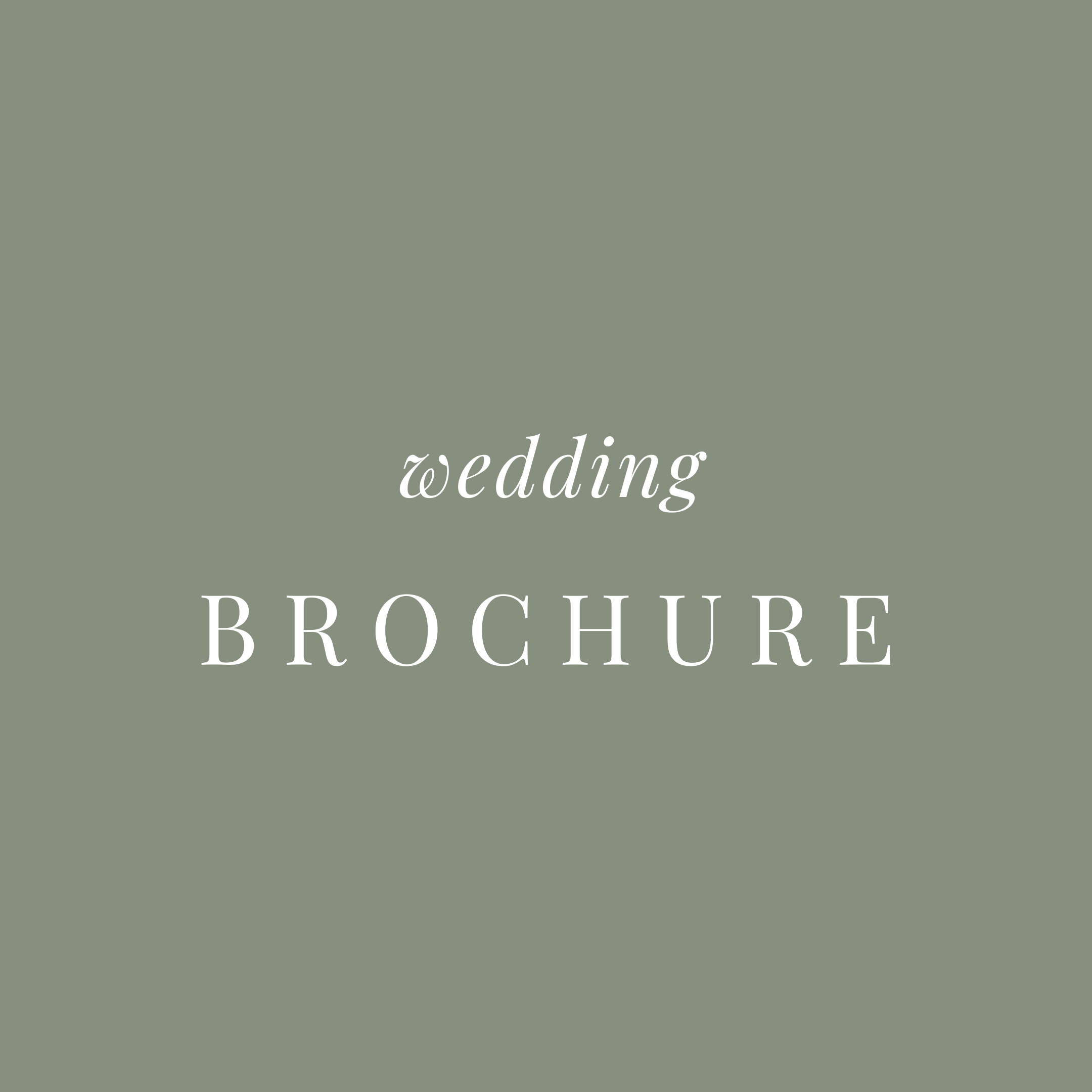 Pentillie Castle Wedding Brochure