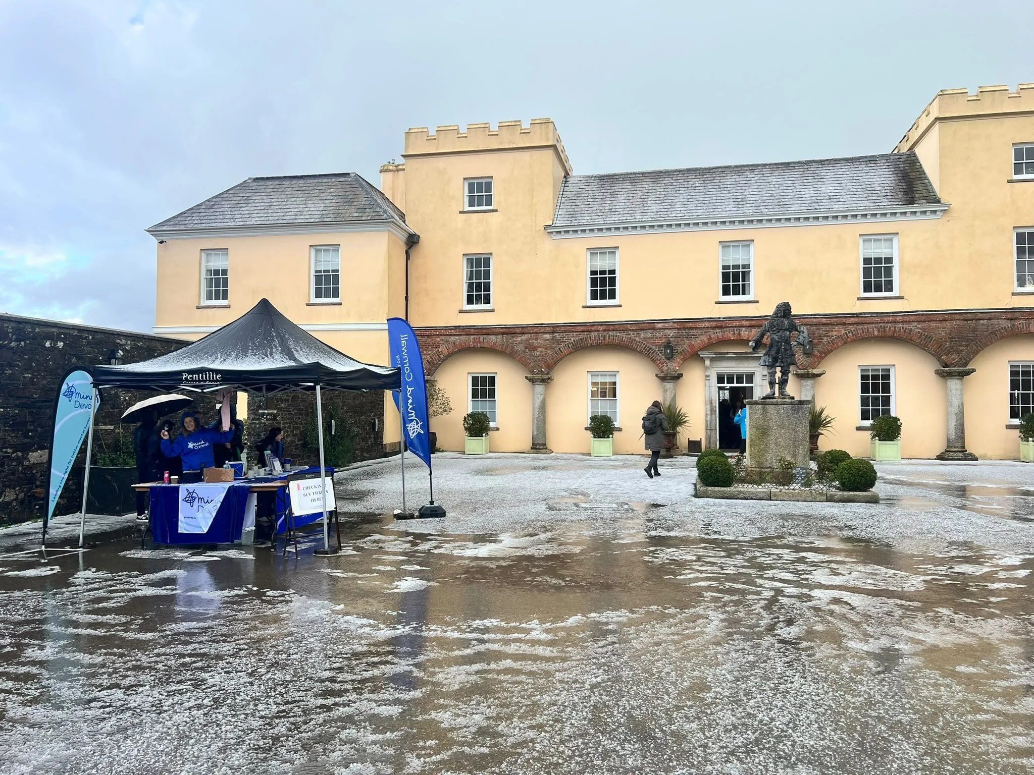 Front of Castle Mind Open Day hail.jpeg