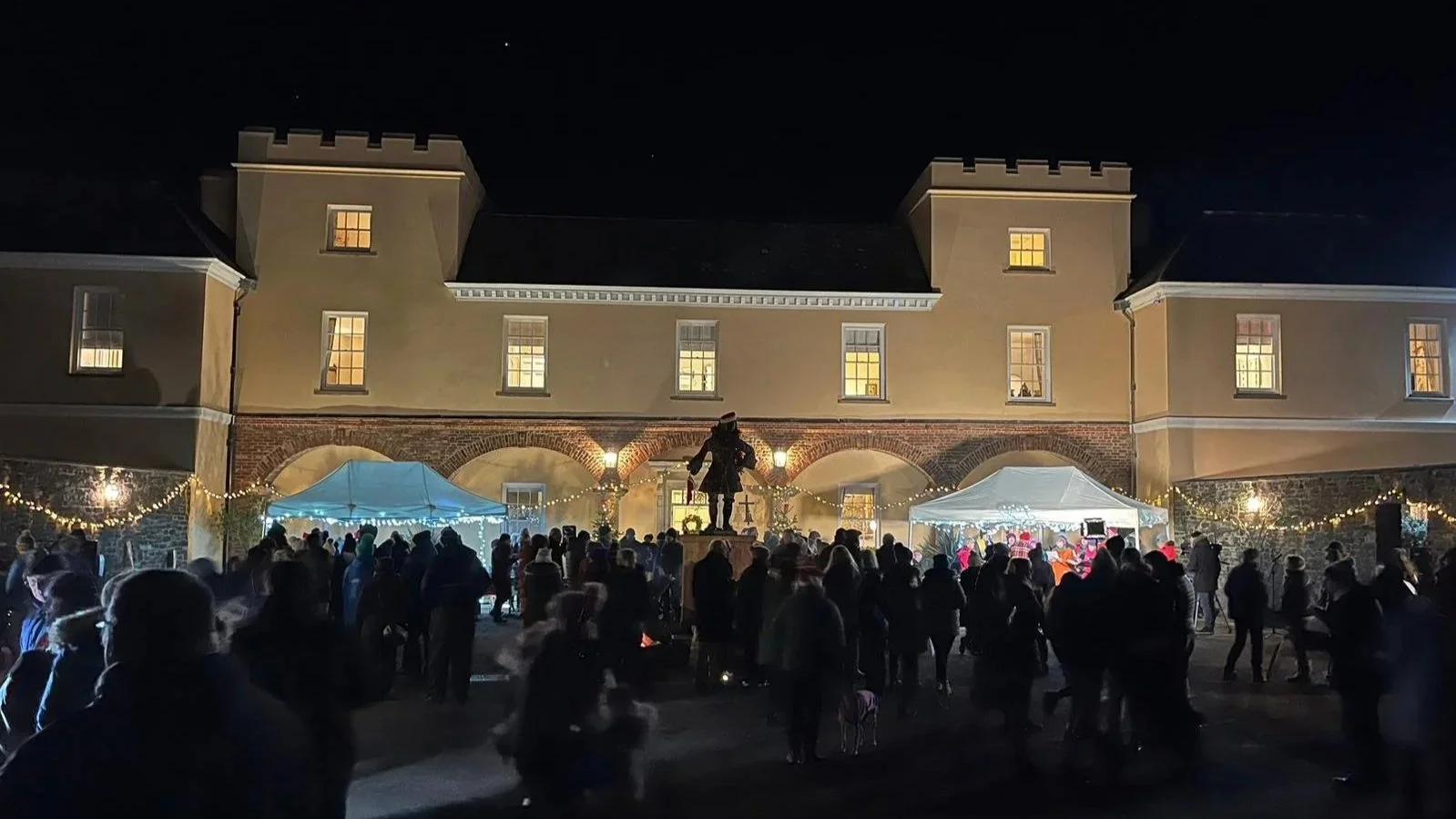 Carols in the Courtyard at Pentillie Castle