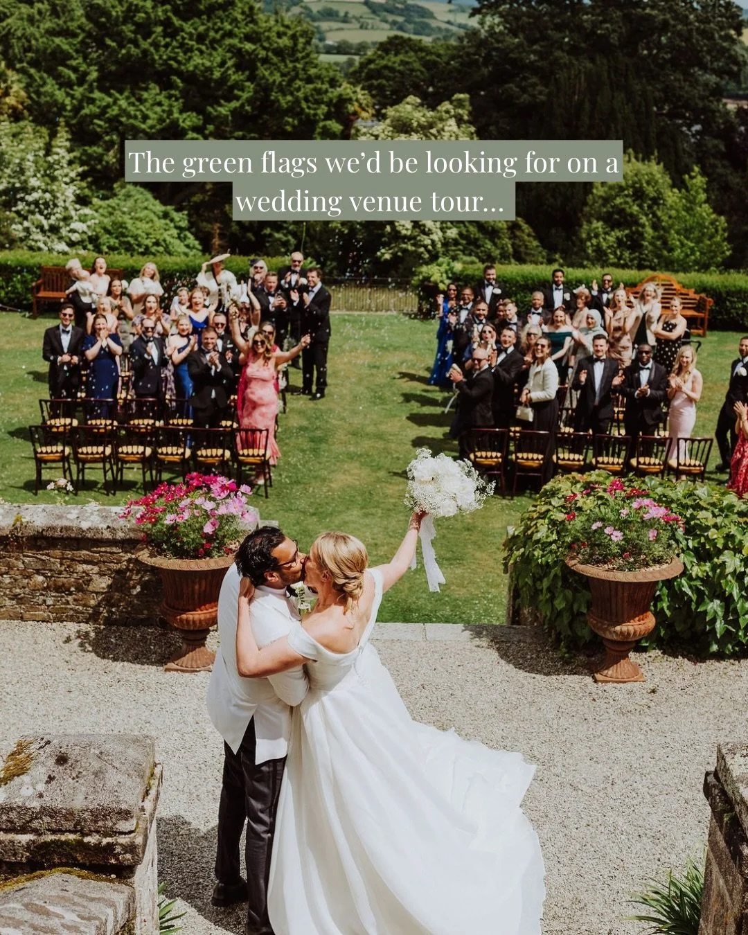 Searching for your wedding venue? Come and look around Pentillie!

Get a feel for the place and start picturing what your day could look like here ~ you can book a viewing via the link in our bio.

Here are a few green flags to look out for when visi