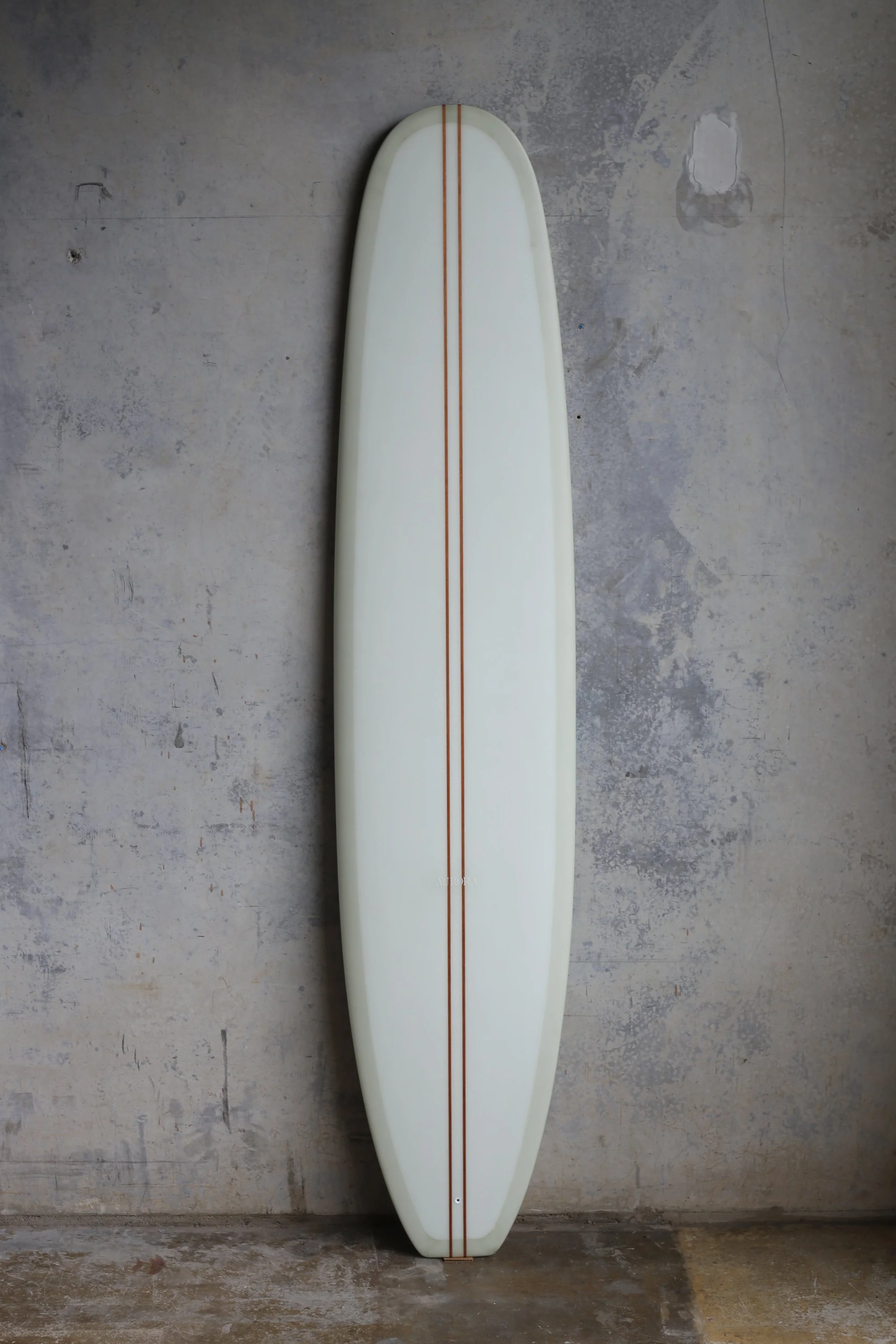 Longboard longboards handshaped Malibu surfboard aurora surfboards shaper dan Loong classic outline nose rider double stringer ritual