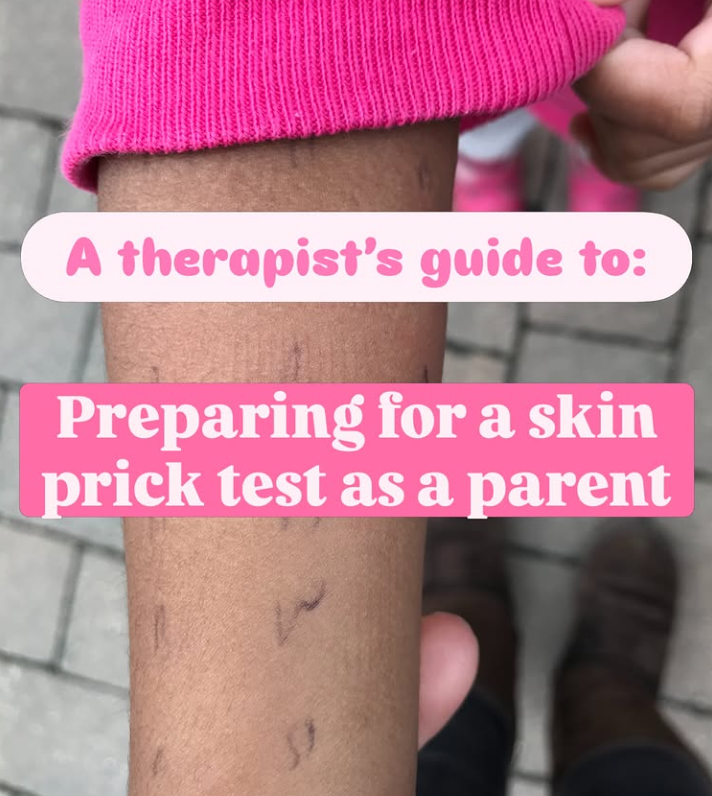 A Therapist’s Guide: Preparing For A Skin Prick Test as a Parent