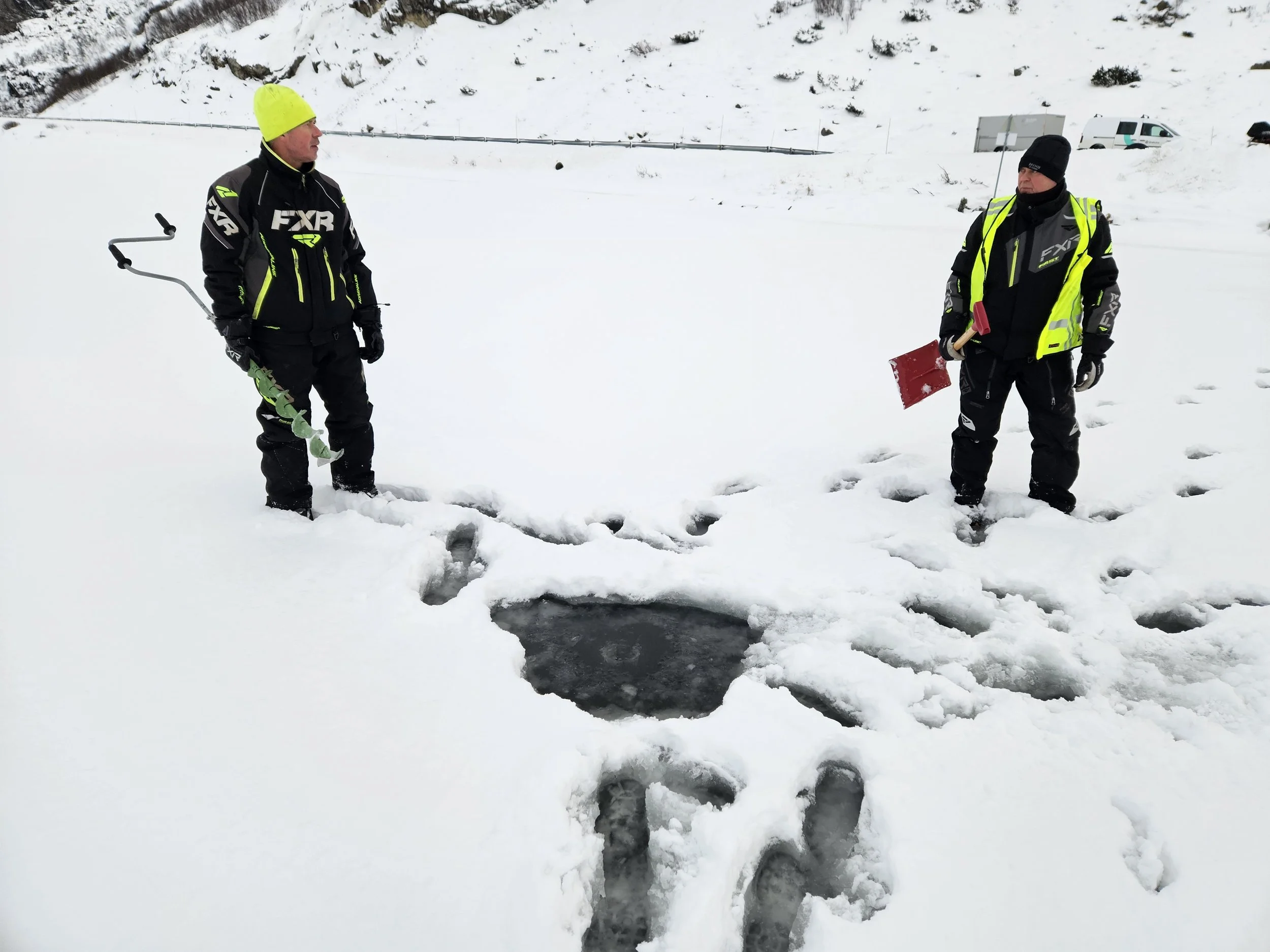 Helt vest på Hunnevatn 07.01.2026