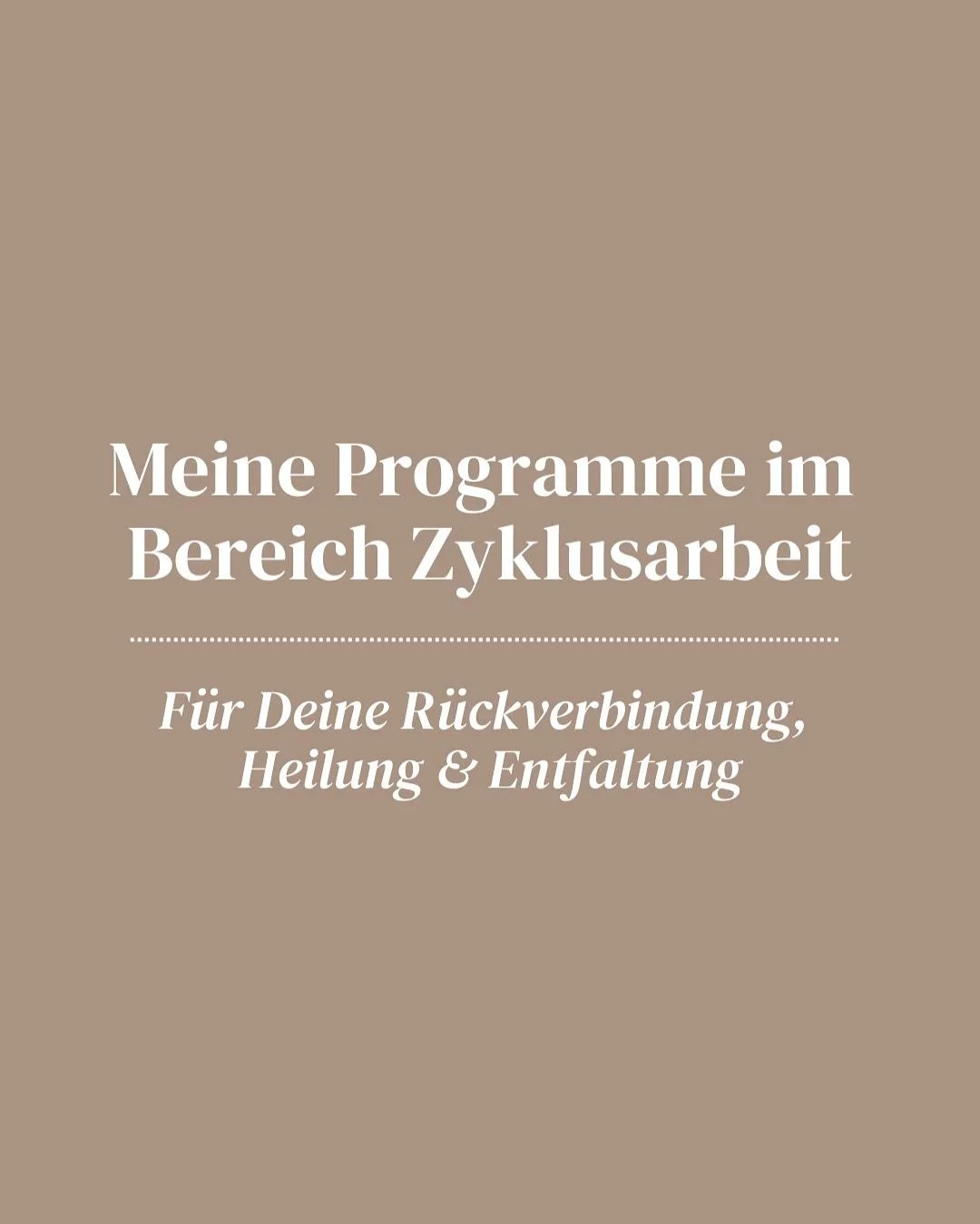 Es gibt einen Weg, auf dem Du lernst, Dich selbst nicht l&auml;nger zu &uuml;bergehen &ndash;
sondern Dich mit jeder Phase Deines Seins zu erinnern.

In meiner Arbeit mit Frauen nimmt die zyklische R&uuml;ckverbindung einen besonderen Platz ein.
Dies