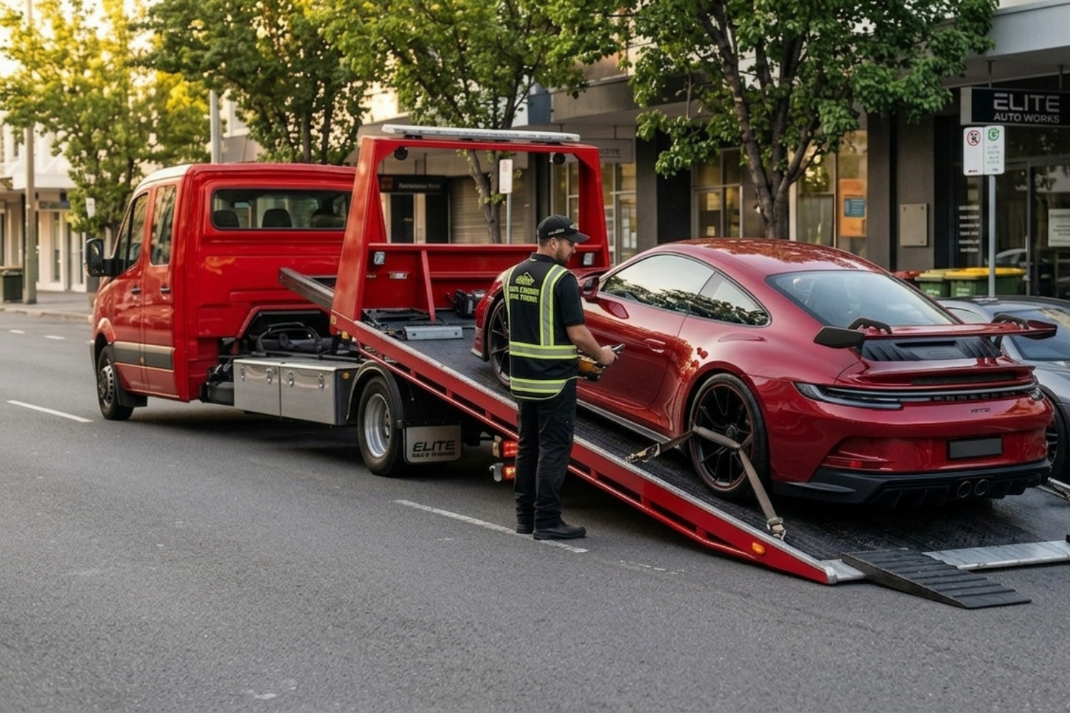 Towing Lowered, Luxury, or Sports Cars Without Damage