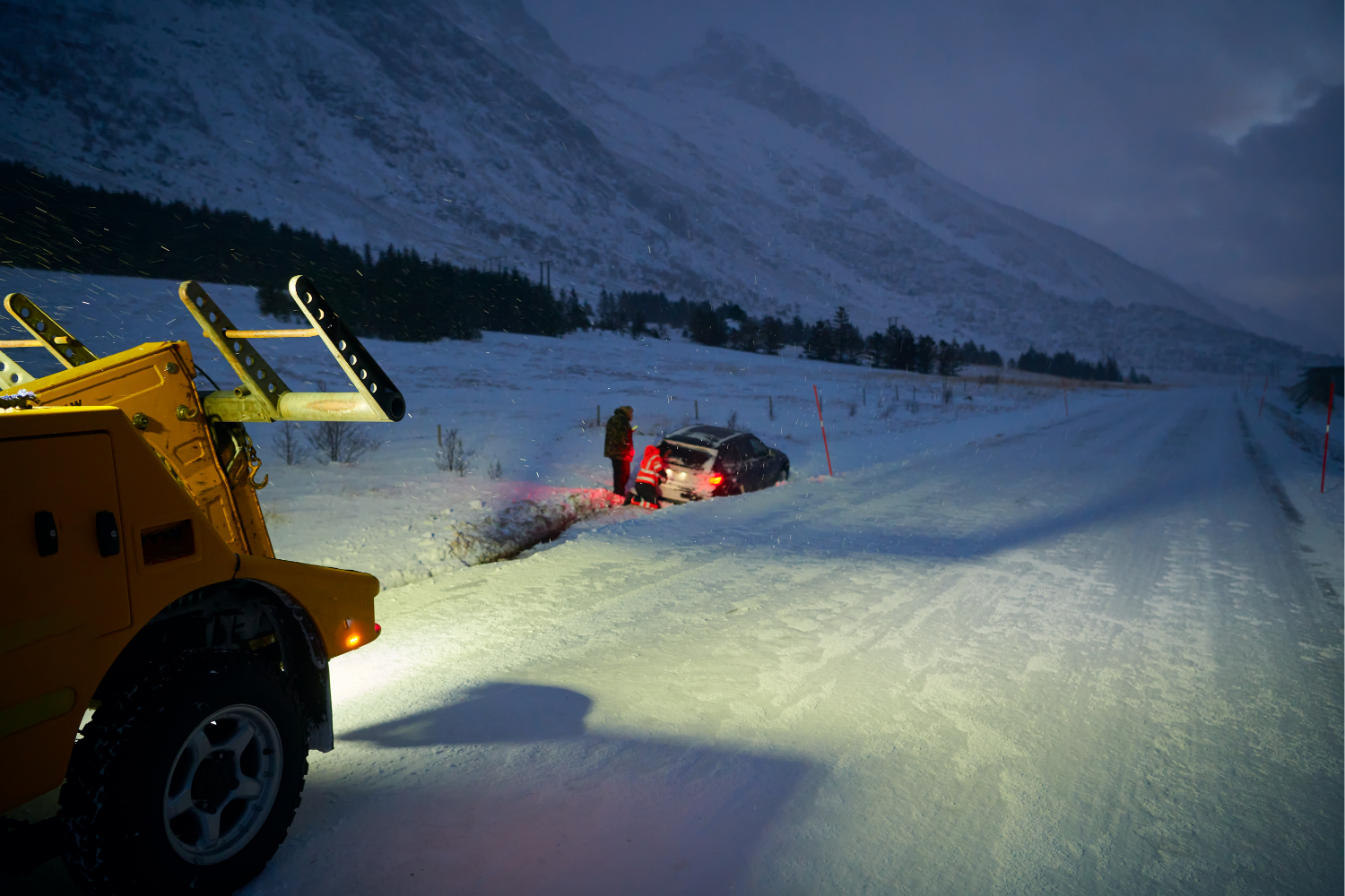 Can a Tow Truck Help If Your Car Is Stuck in Snow, Mud, or Ice?