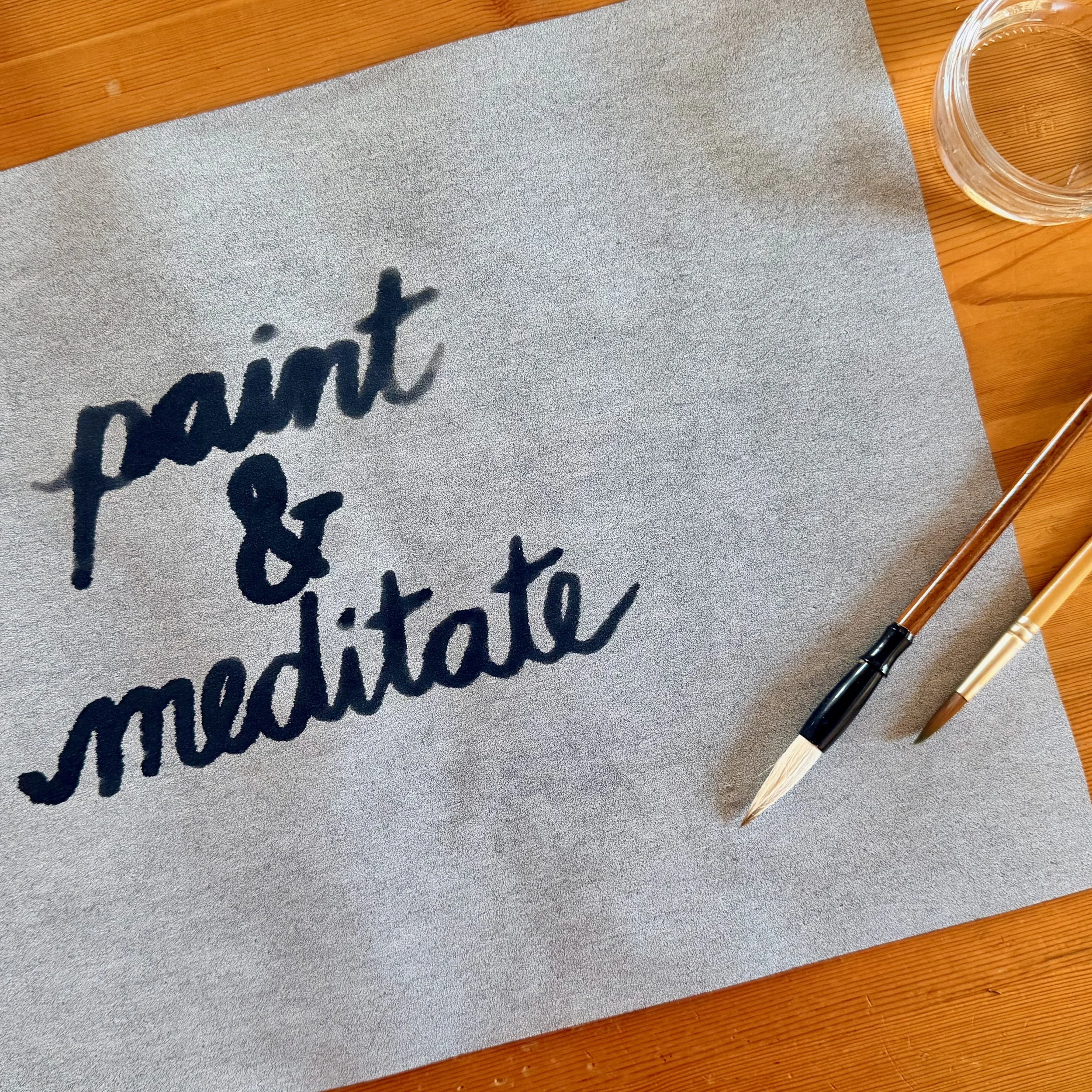 Paint &amp; Meditate: An Art &amp; Sound Event