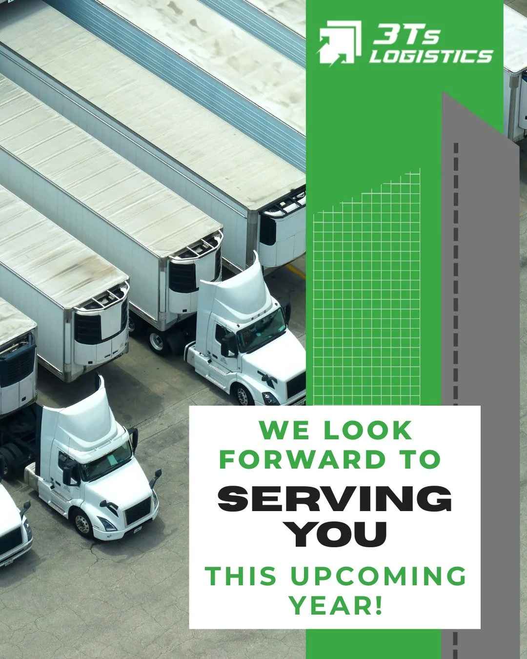 As we wrapped up an incredible first year, we&rsquo;re filled with excitement for what&rsquo;s next.

We look forward to serving you and partnering with you in the year ahead, continuing to earn your trust, move your freight, and grow together!

Here