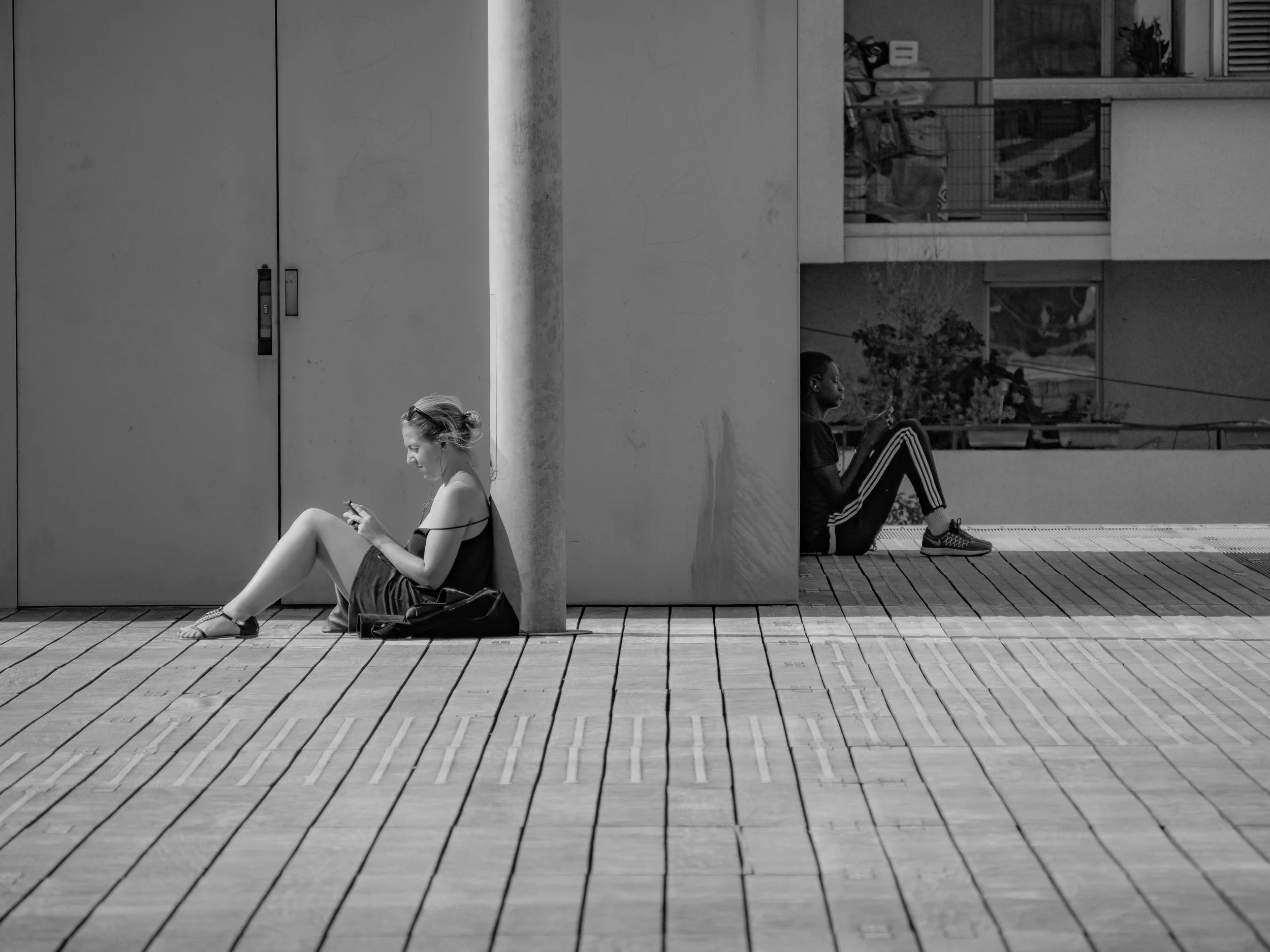 Go to streets in black and white - 