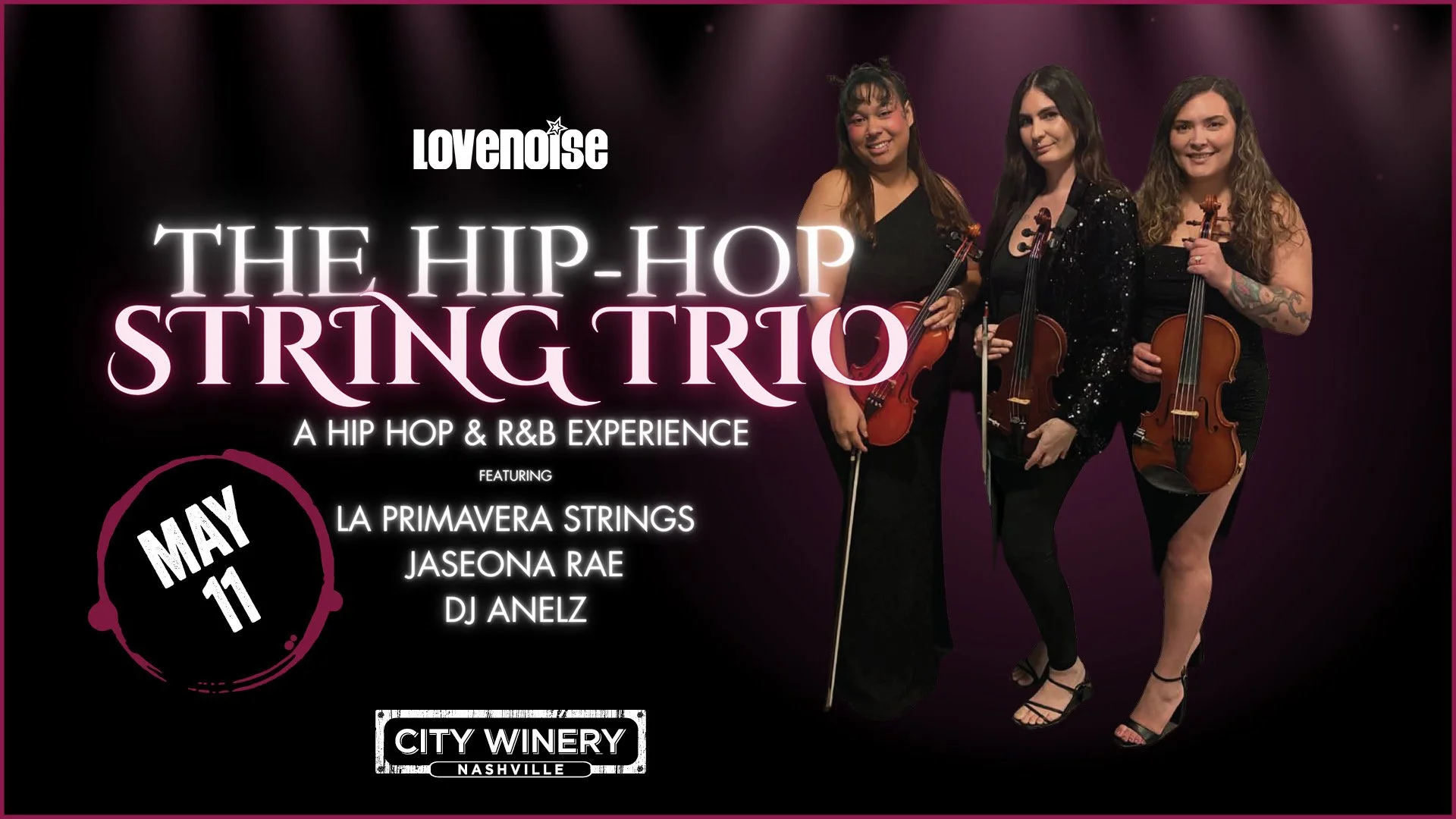 Hip-Hop String Trio @ City Winery Nashville