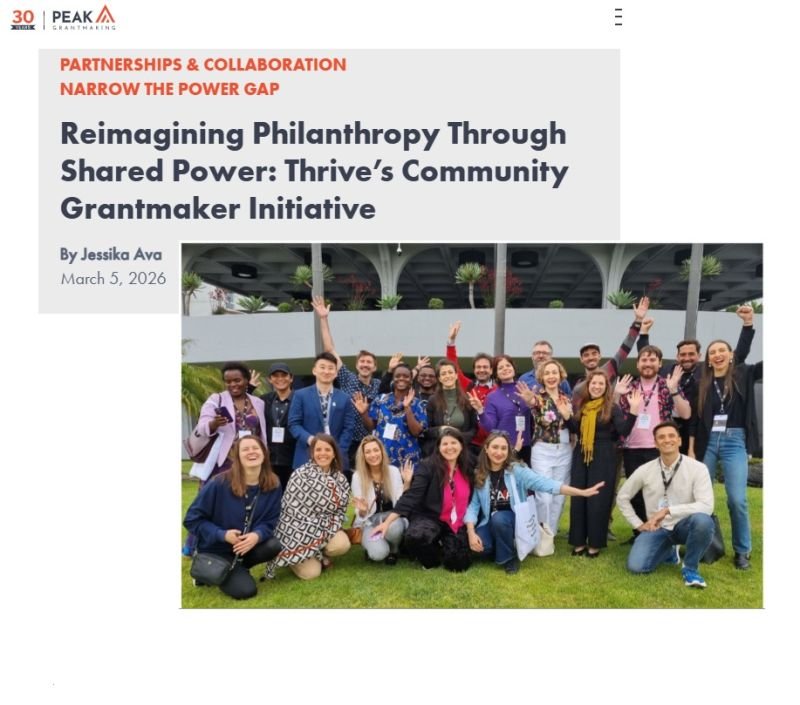 Reimagining Philanthropy through Shared Power