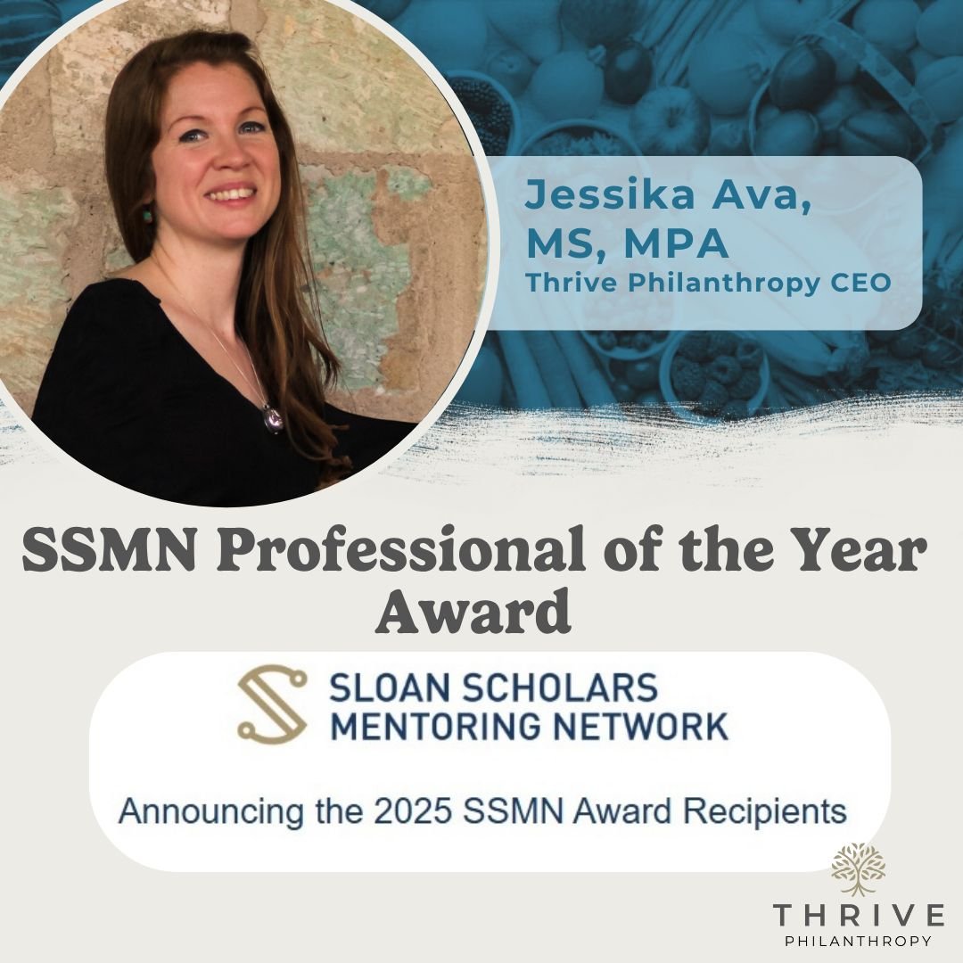 Pathbreaker in Vegan Philanthropy: Thrive CEO Jessika Ava Awarded Professional of the Year by Sloan Scholars Network