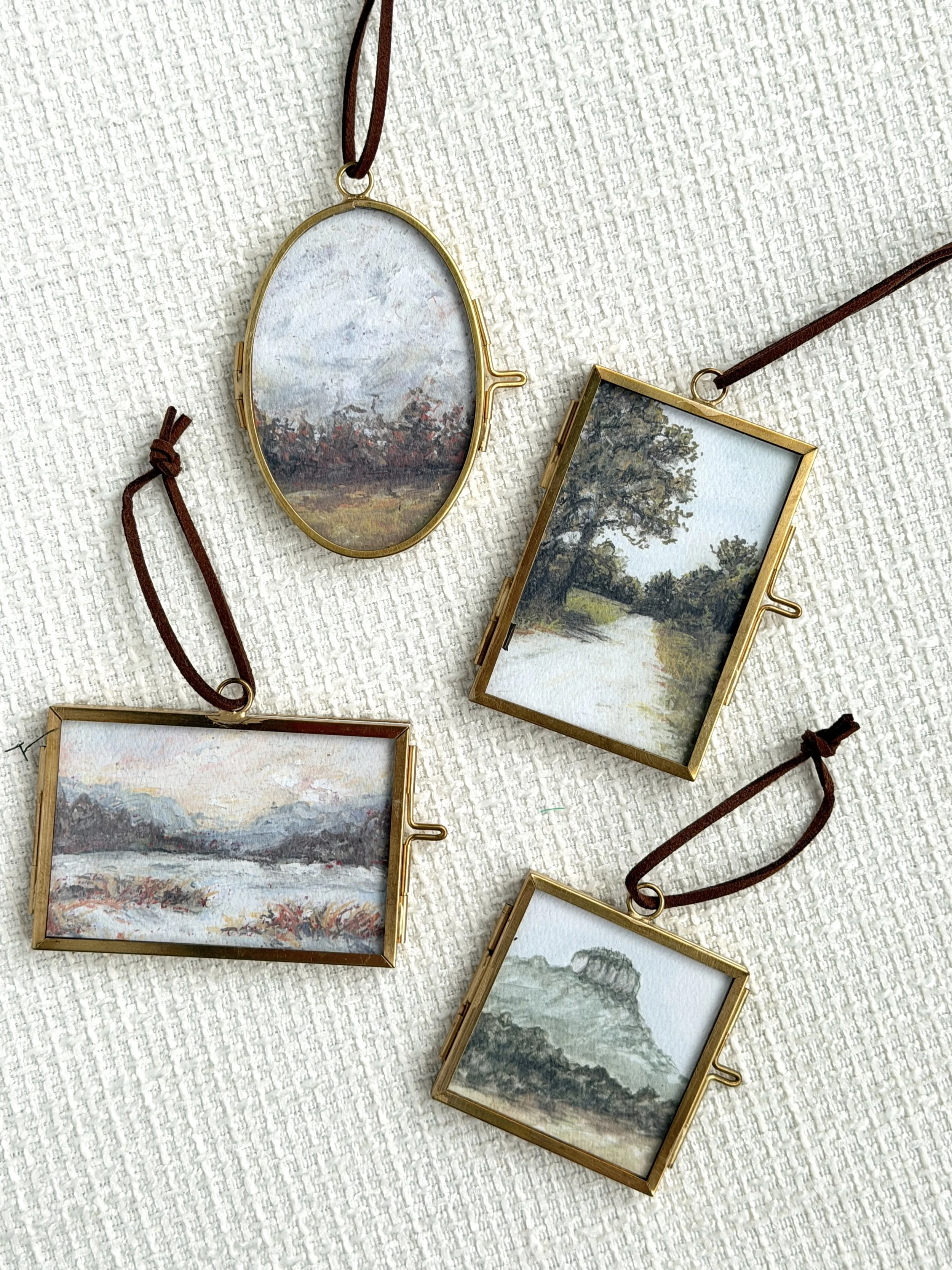 Christmas Ornaments - Suede String