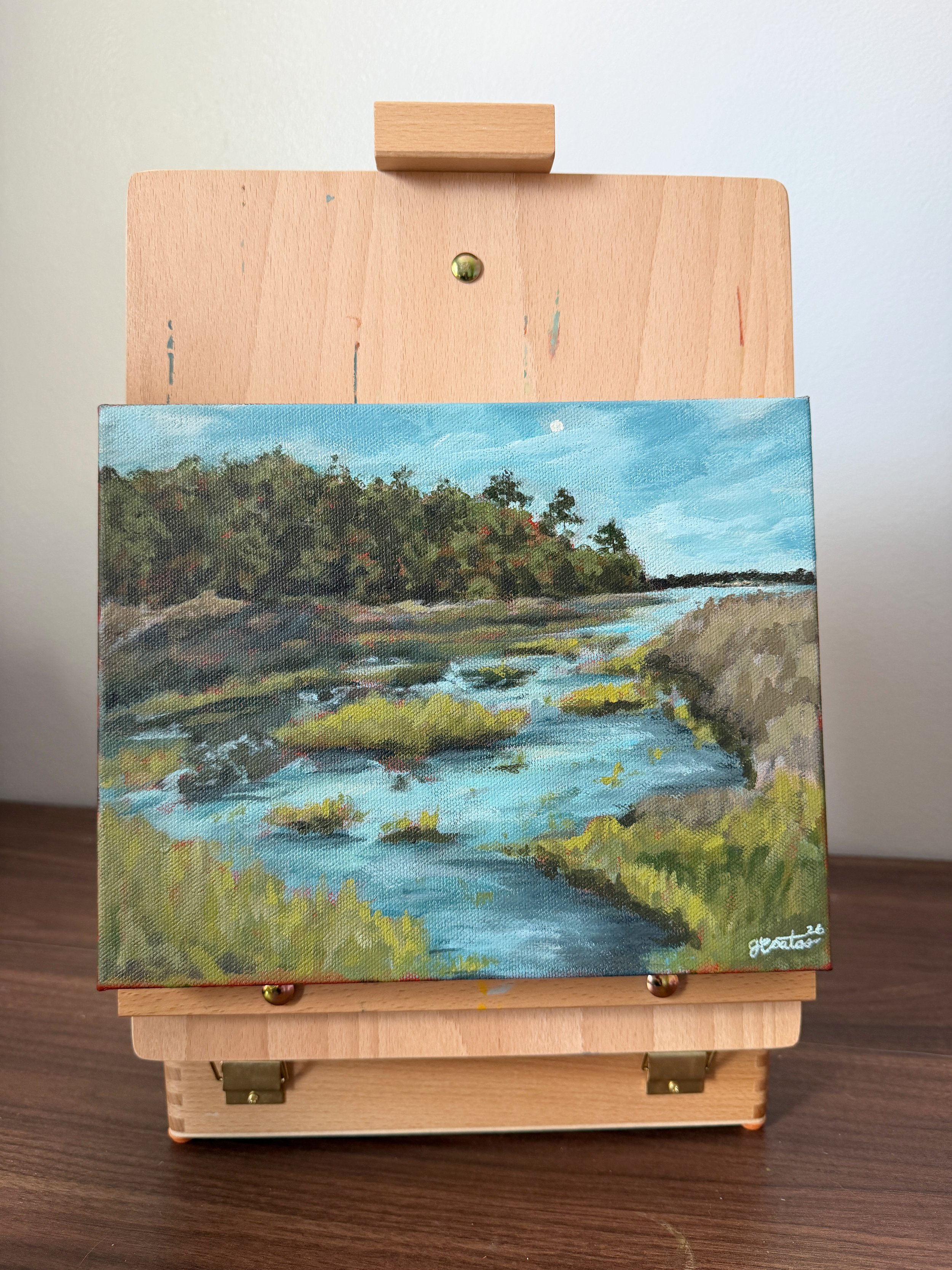 Waters Edge - Original Acrylic Painting on Canvas