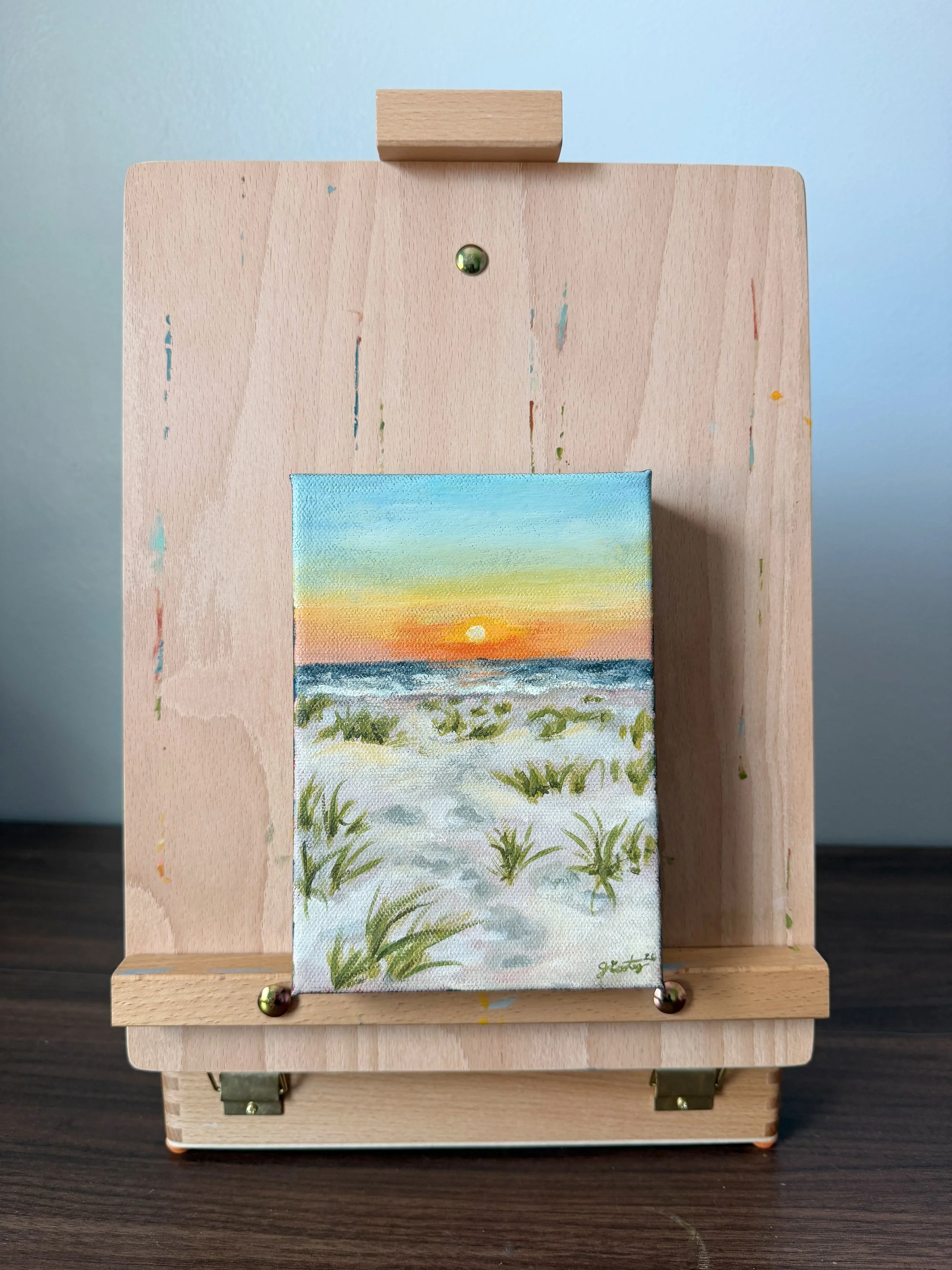 Evening Stroll - Original Acrylic Painting on Canvas