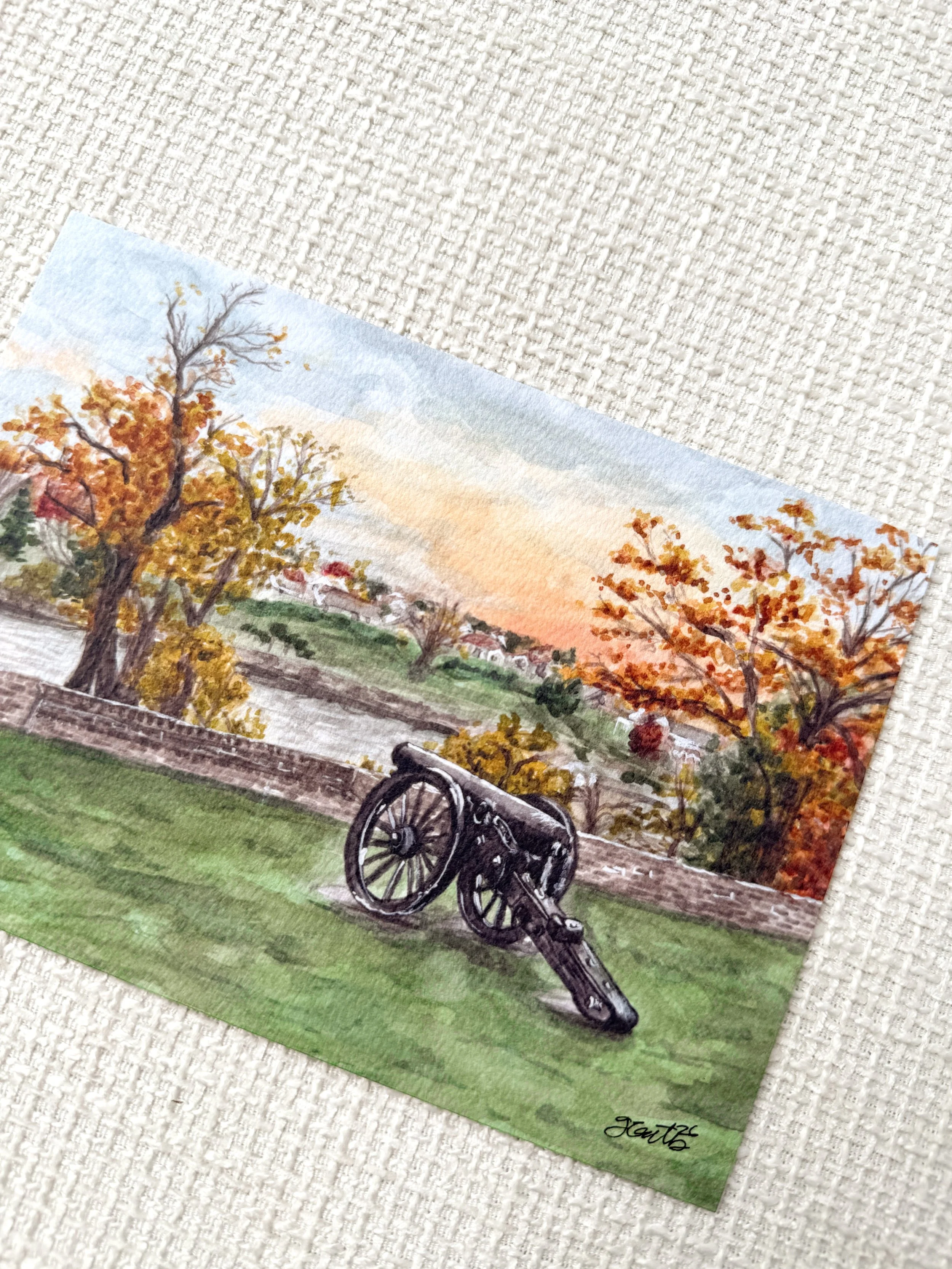 Fredericksburg - Watercolor Print