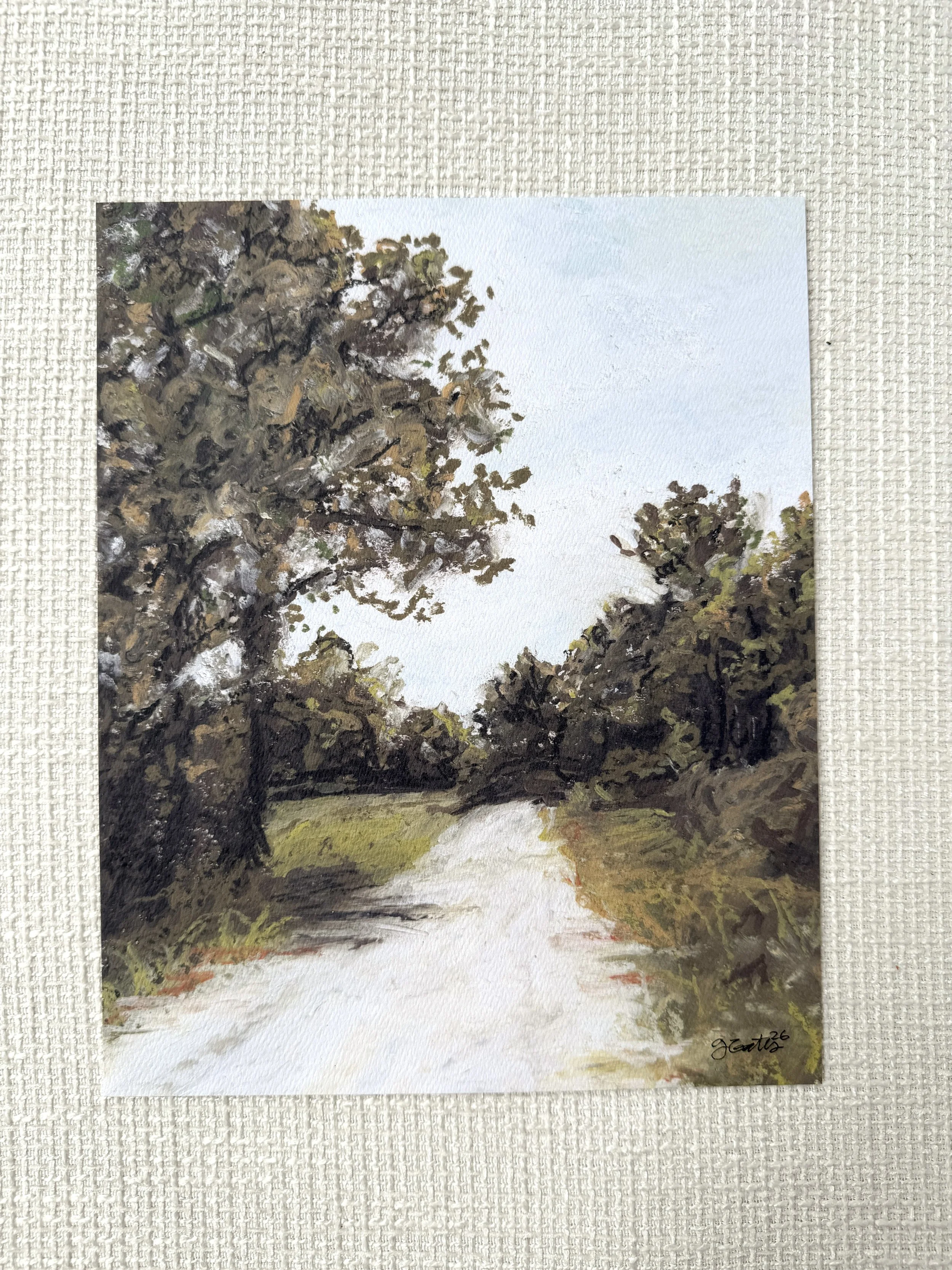 The Trail - Watercolor Print
