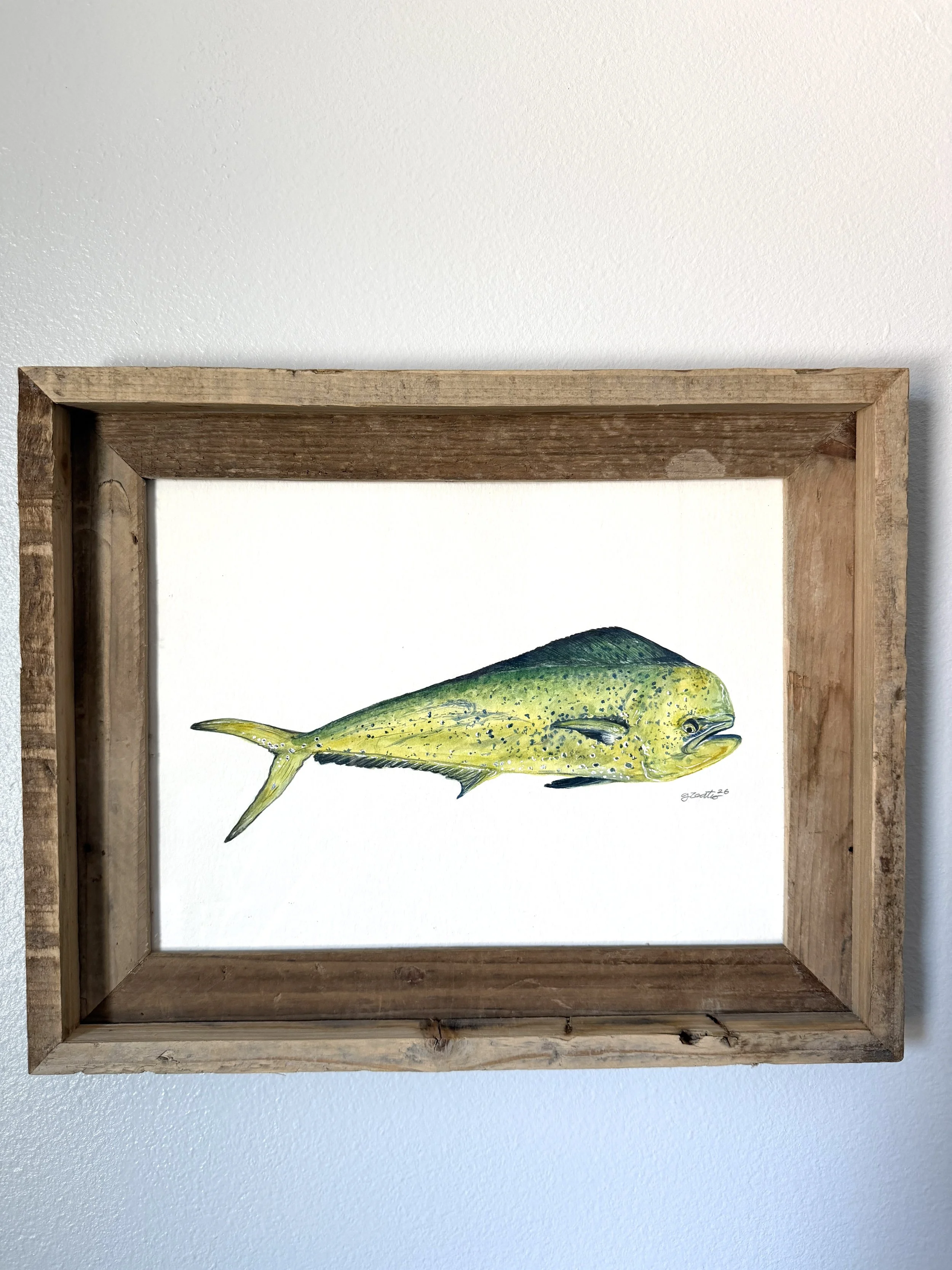 Framed Shape Shifter - Watercolor Original