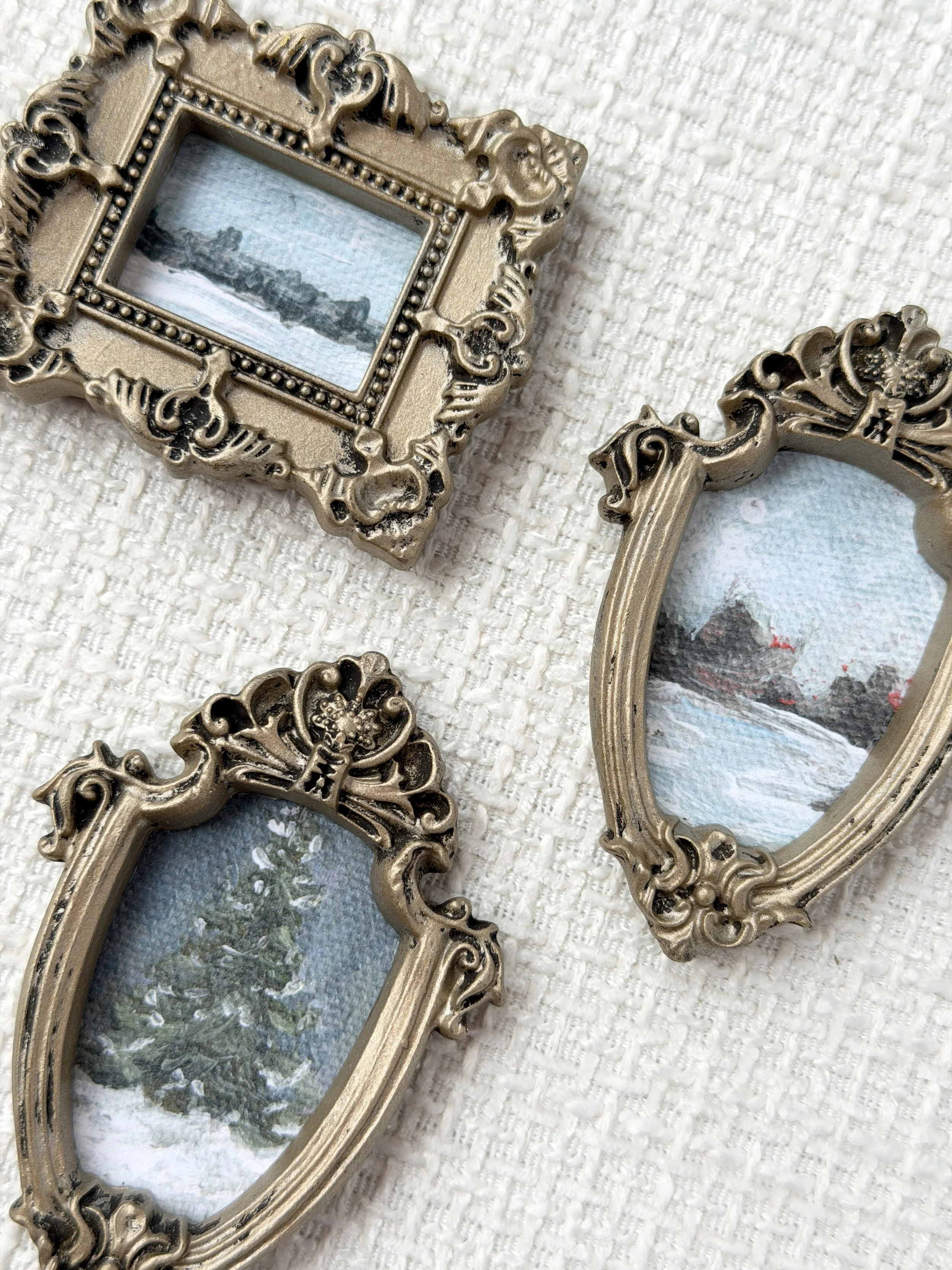 Winter Printed Small Magnets
