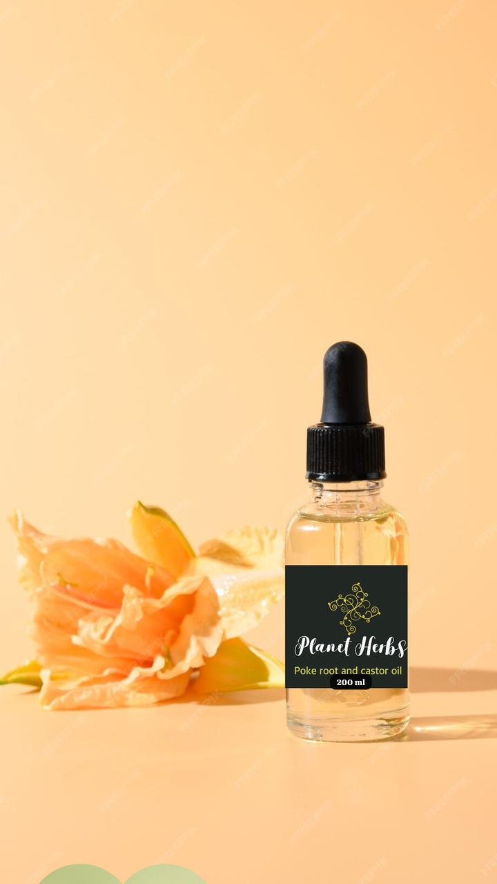 Poke root and Castor Oil ( 200 ml)