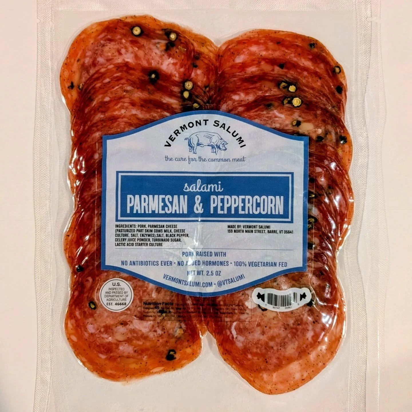 Our cheesy salami is back!!! Be on the lookout, as this peppery salami finds its way to a fine shop near you!