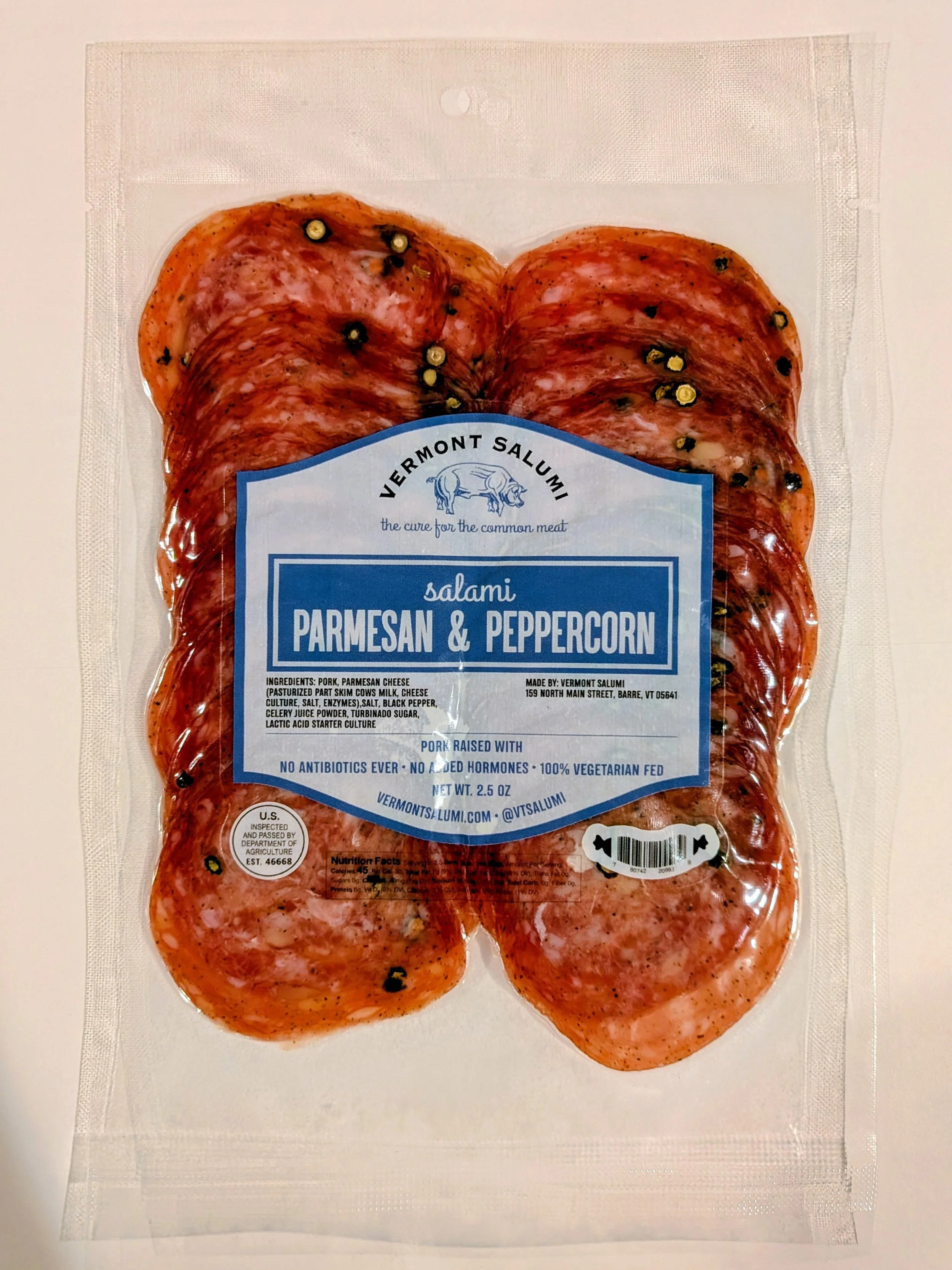Parmesan & Peppercorn Sliced Salami