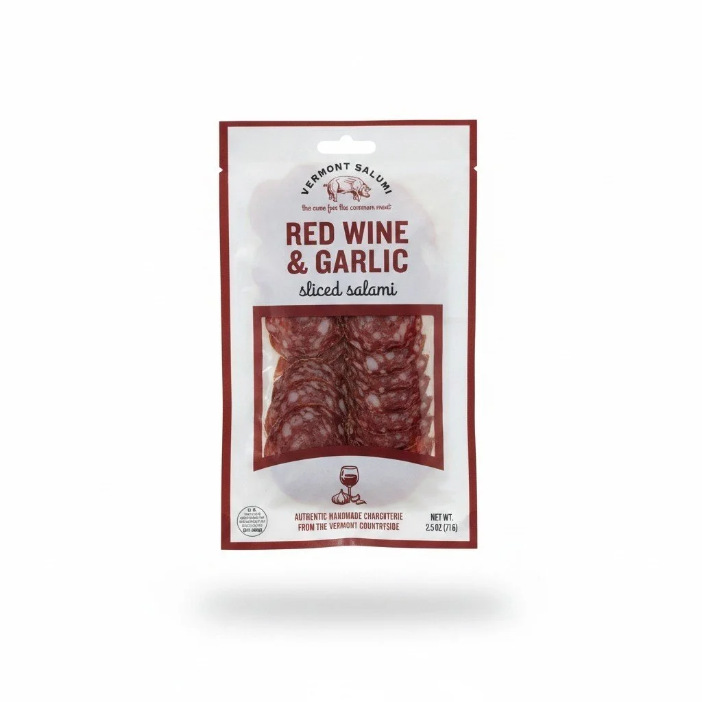 Red Wine & Garlic Sliced Salami