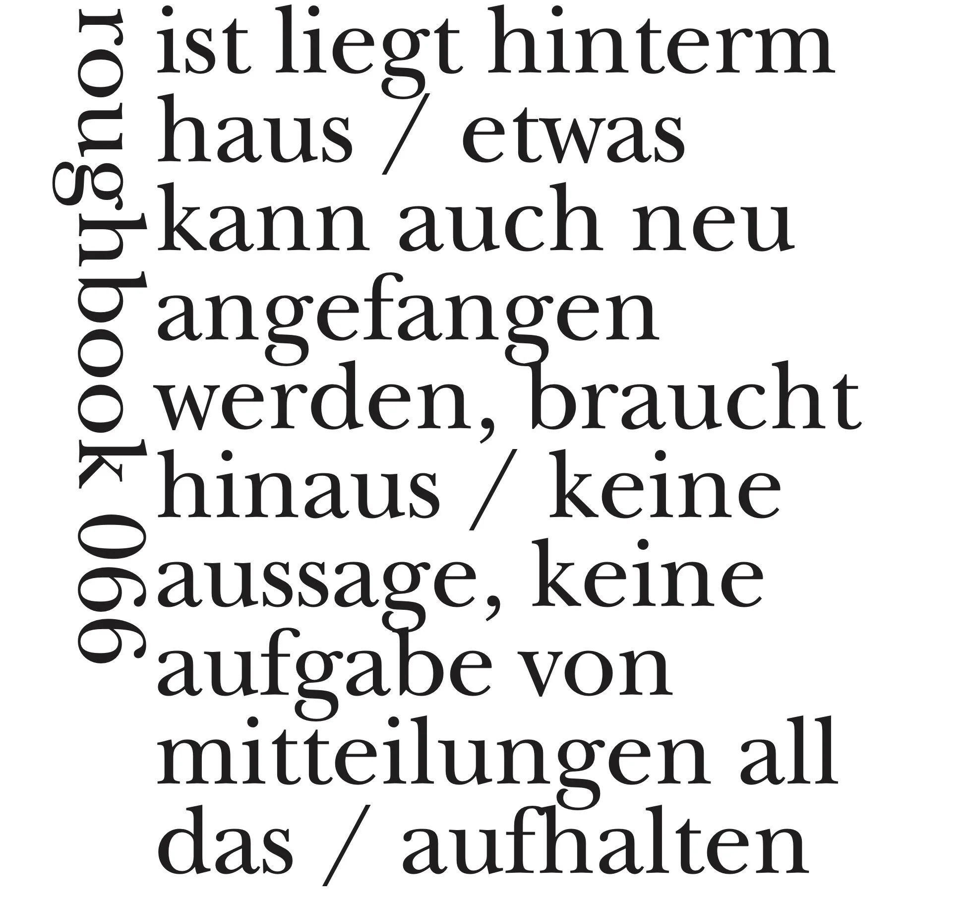 Theresa Luserke - ist liegt hinterm haus