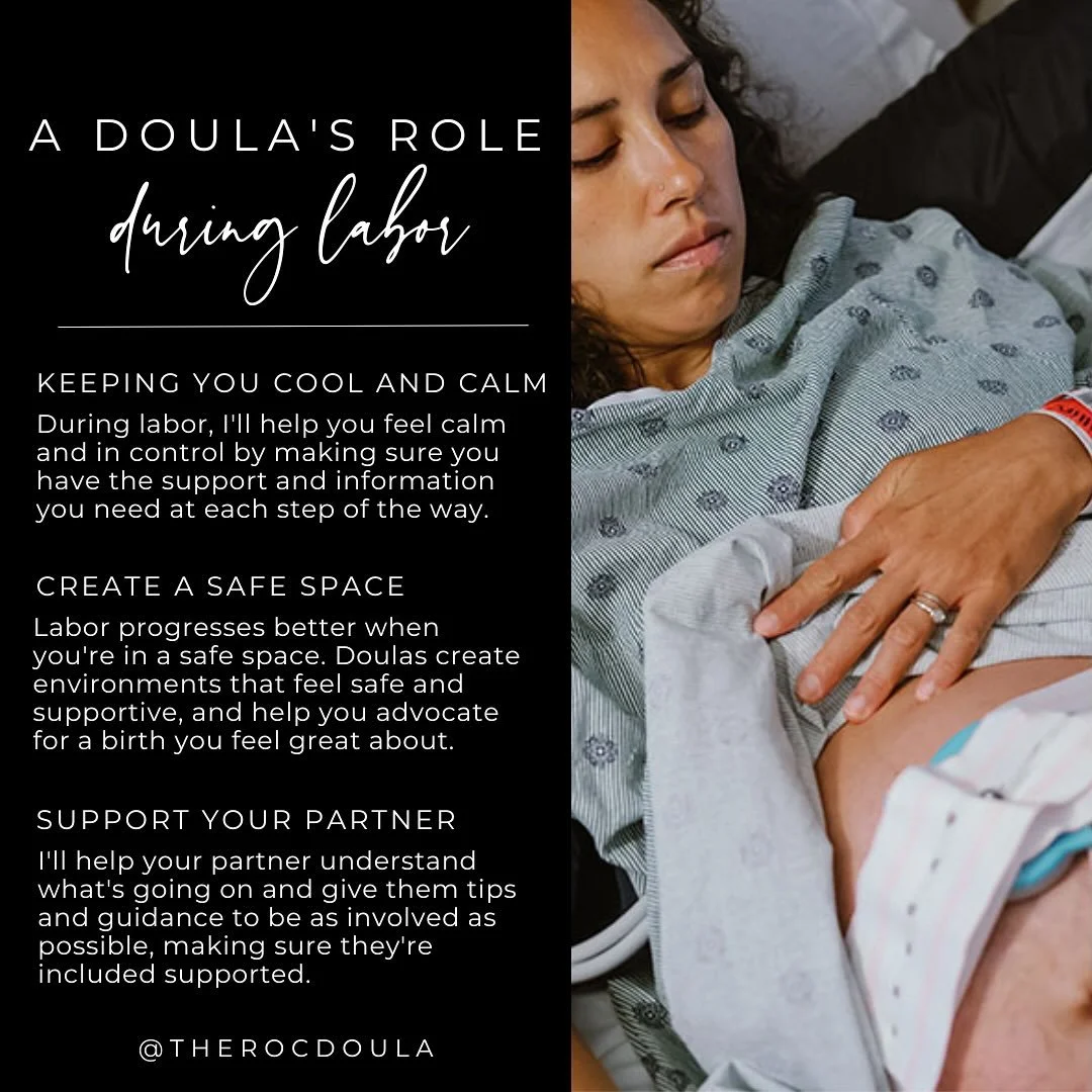 Do you know what my role as your doula would be during labor? 

A doula&rsquo;s role during labor is vast. I offer physical support and comfort. I can give you information to make informed decisions. And sometimes I just hold space for you and your p