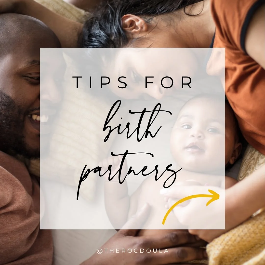 Birth partners this post is for you!

Have you ever wondered what you can do to support your partner during labor? Here is a short list of things to do:

💛 Talk about everything
💛 Get ready to wait
💛 Remember that your support is the most importan