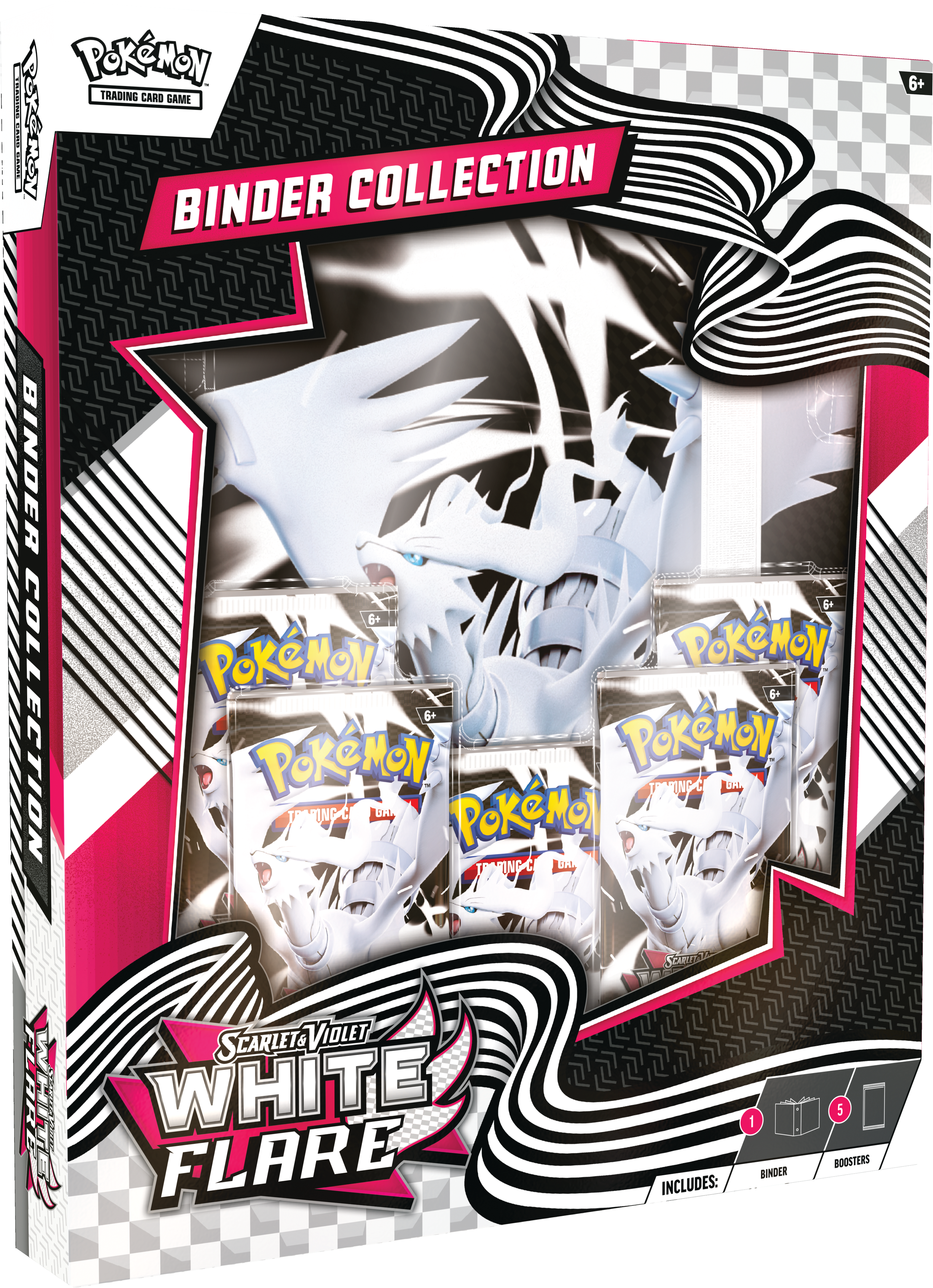 Scarlet & Violet-White Flare Binder Collection