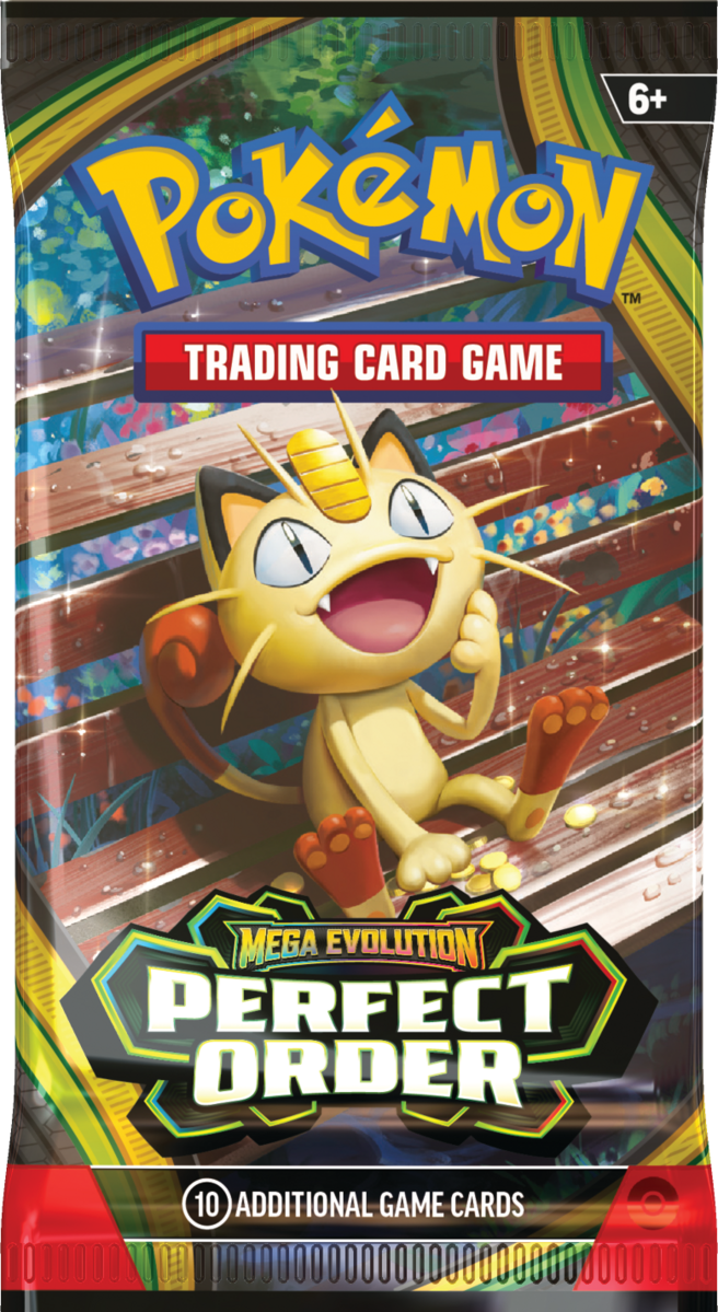 Mega Evolution-Perfect Order Sleeved Booster Pack (10 Cards)
