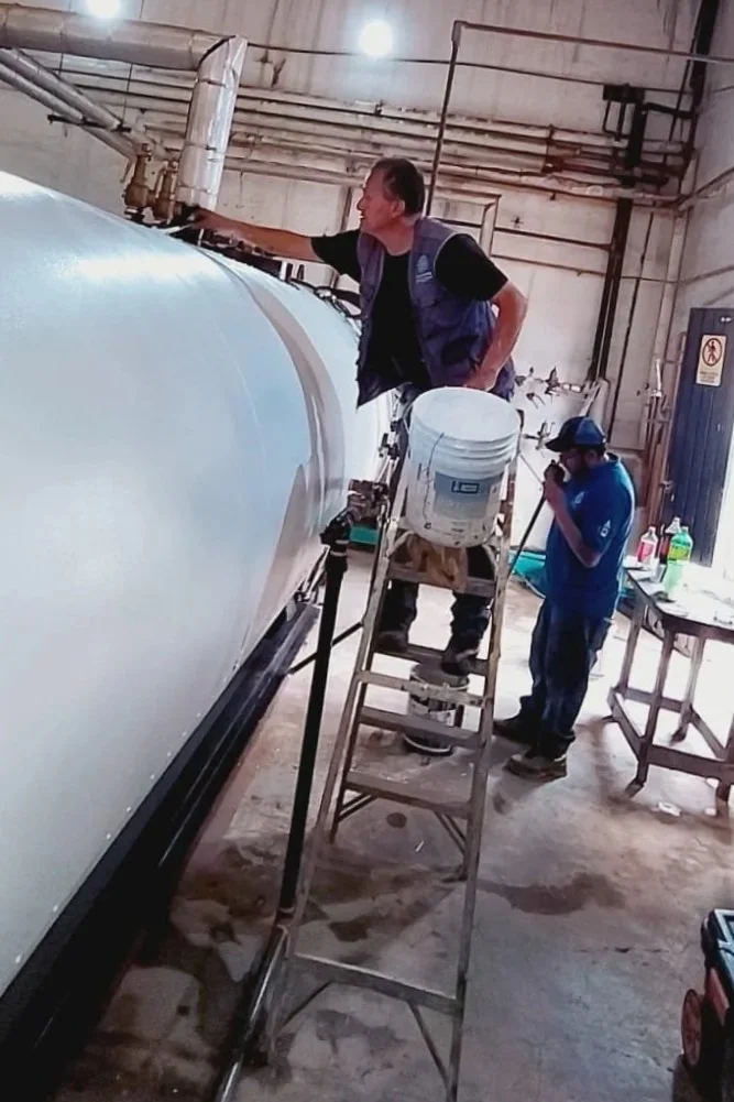 Mantenimiento preventivo y correctivo a caldera de 125 CC