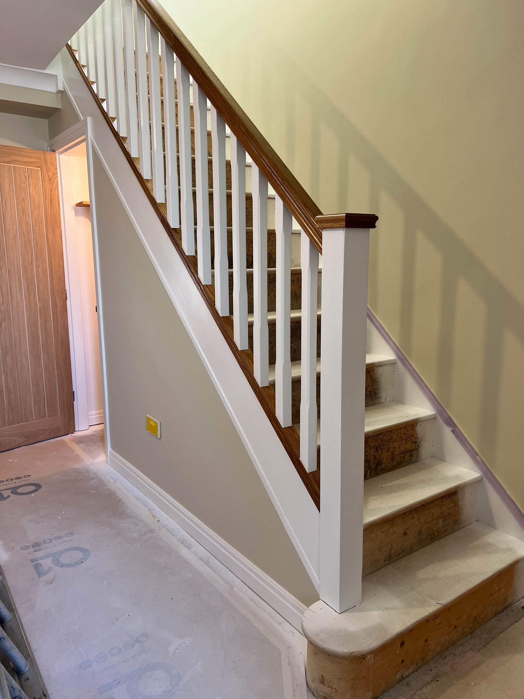 Staircase oiling & painting project in Pudsey, Leeds.