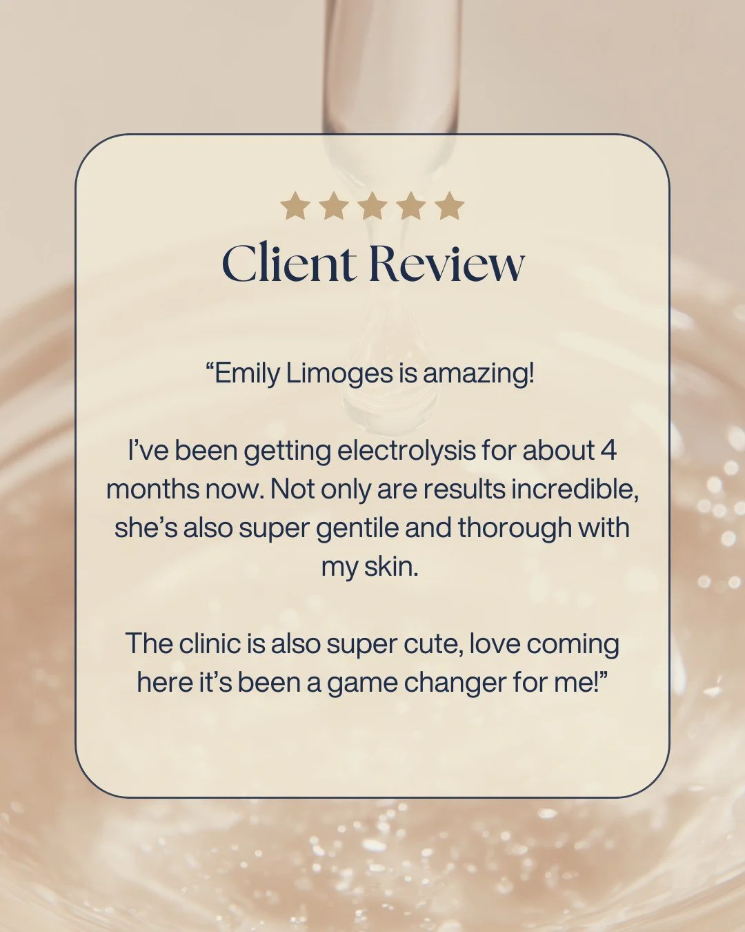 Still early in your electrolysis journey? This is your sign to trust the process ✨
At Limoges Beauty, we&rsquo;re all about creating a welcoming experience while delivering real, permanent hair removal results. 

With consistency, precision, and expe
