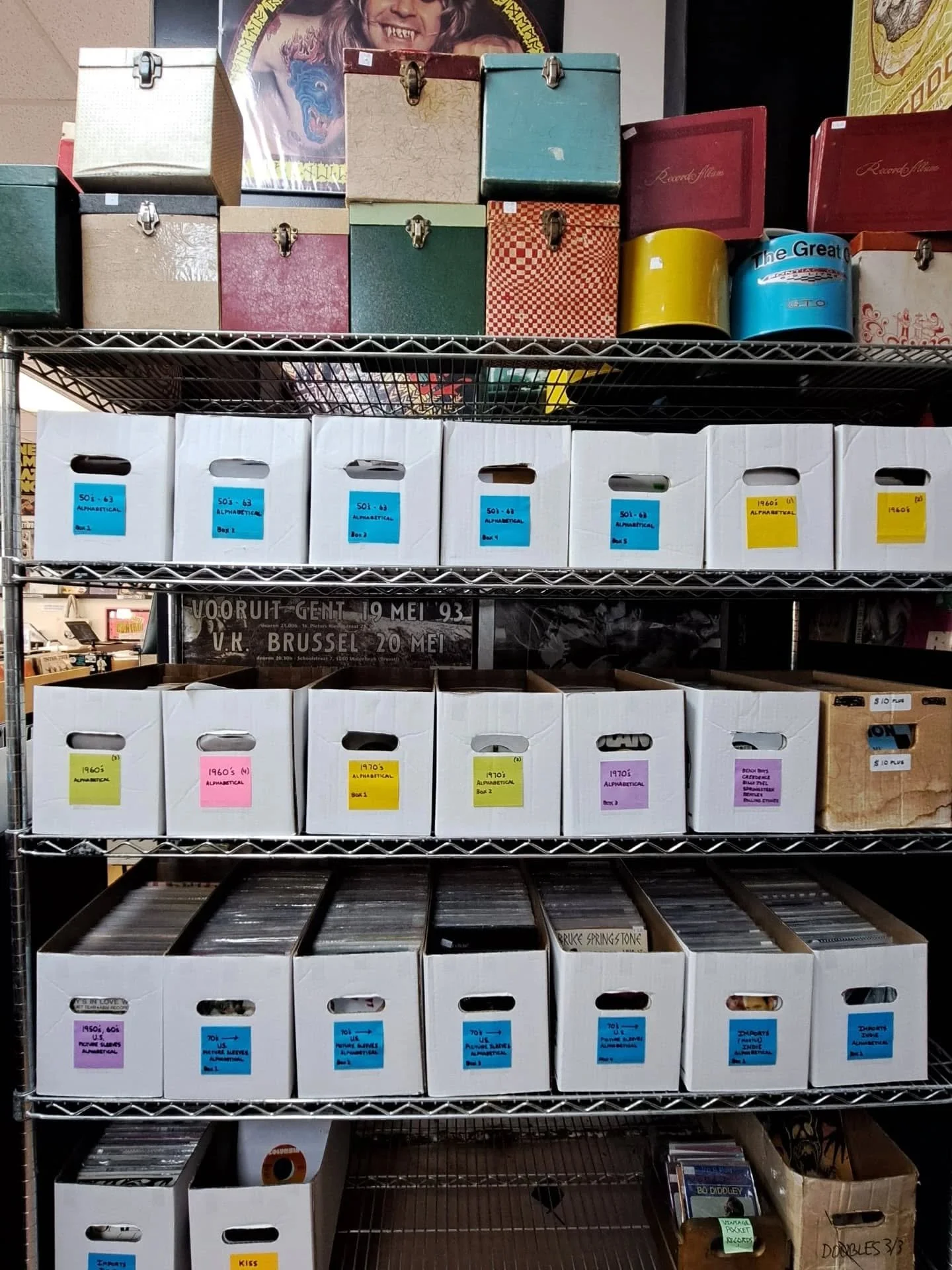 Just a few of the 45s