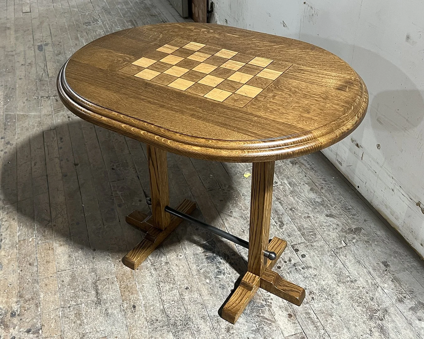 Pill Shape Checkers Table