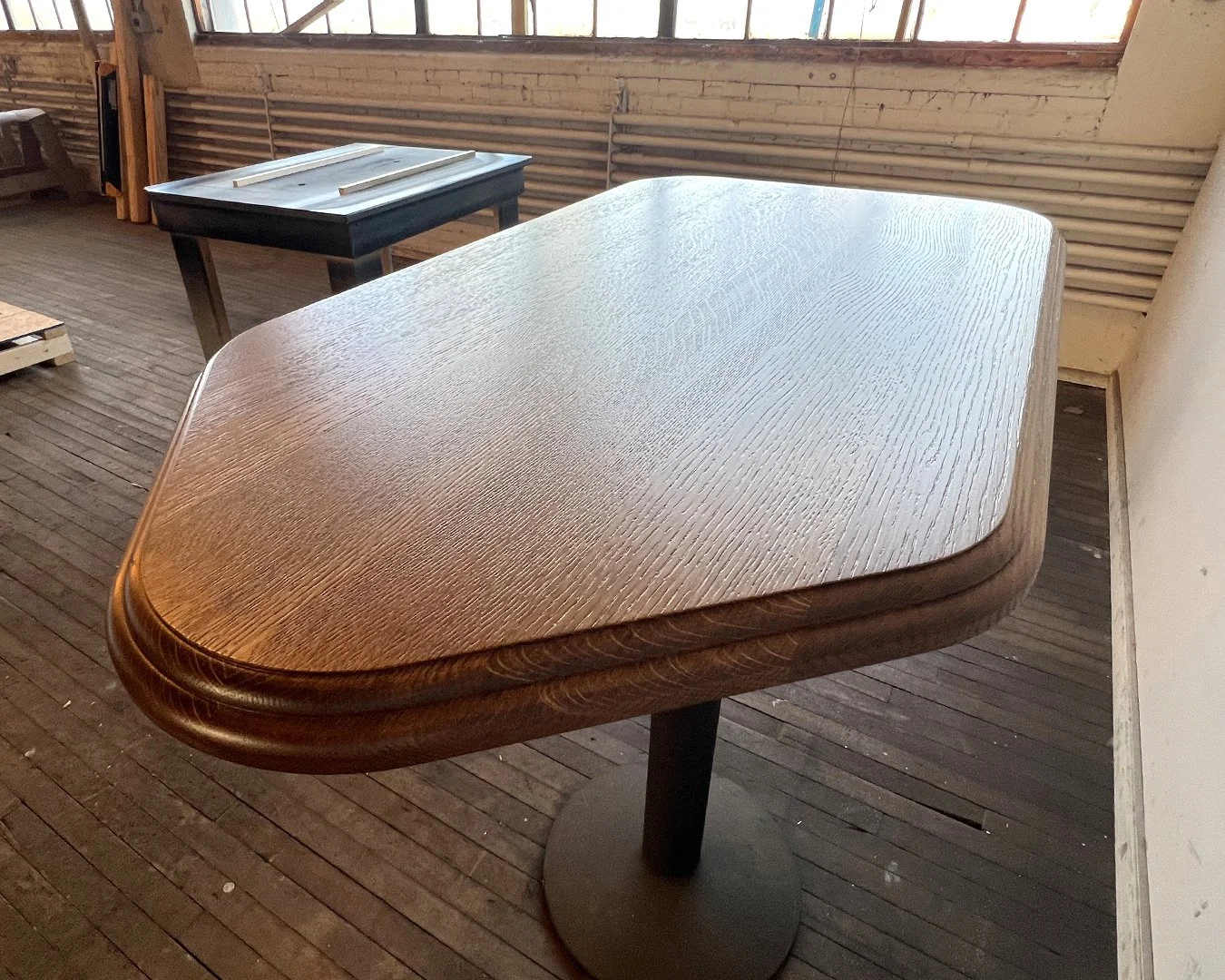 Custom Shaped Table with Ogee Edge