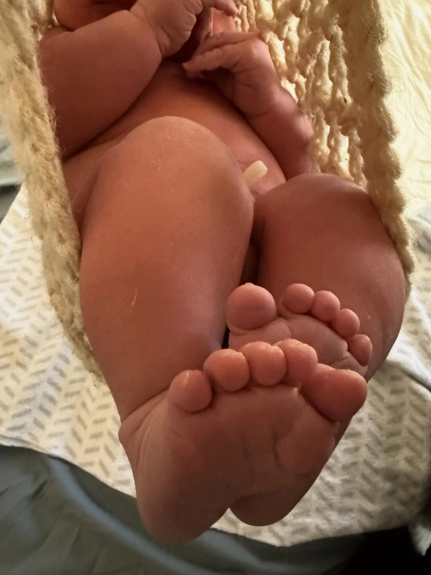 This chunky 11lb 14oz baby joined us this morning, brought earthside by his amazingly strong mama. 
This is our seventh baby born within the last 10 days. 
Today, we are just so thankful. I know we say it a lot, but we truly do have the best &ldquo