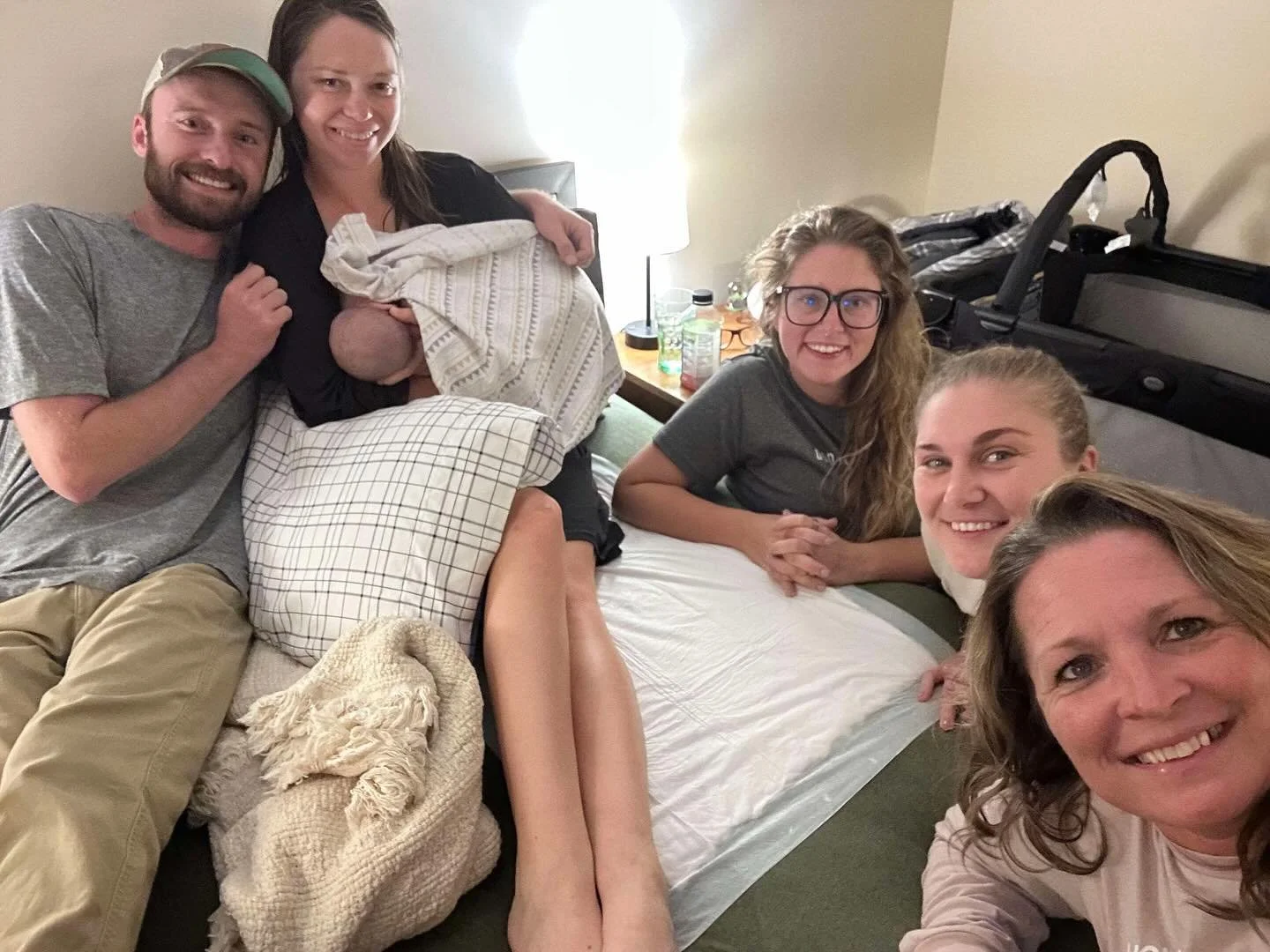 Lawrence Gabriel 
7lbs 3oz 
19 inches long. 

When Riley and Gabriel became pregnant with their first baby, they knew they wanted to plan to labor and birth at home. With lots of family who had previous home births, they were fully supported and conf