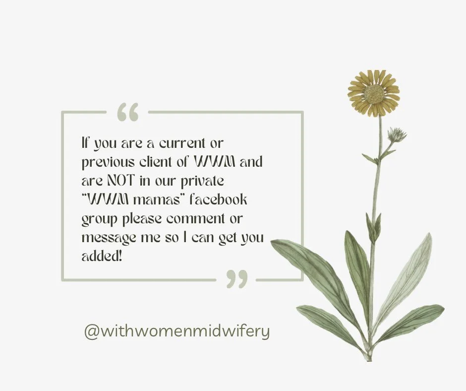 I&rsquo;ve been slacking and haven&rsquo;t done a great job of adding clients to our private Facebook group. If you&rsquo;re a past or present WWM mama and want to be added to the group comment and/or send me a private message. This group is designed